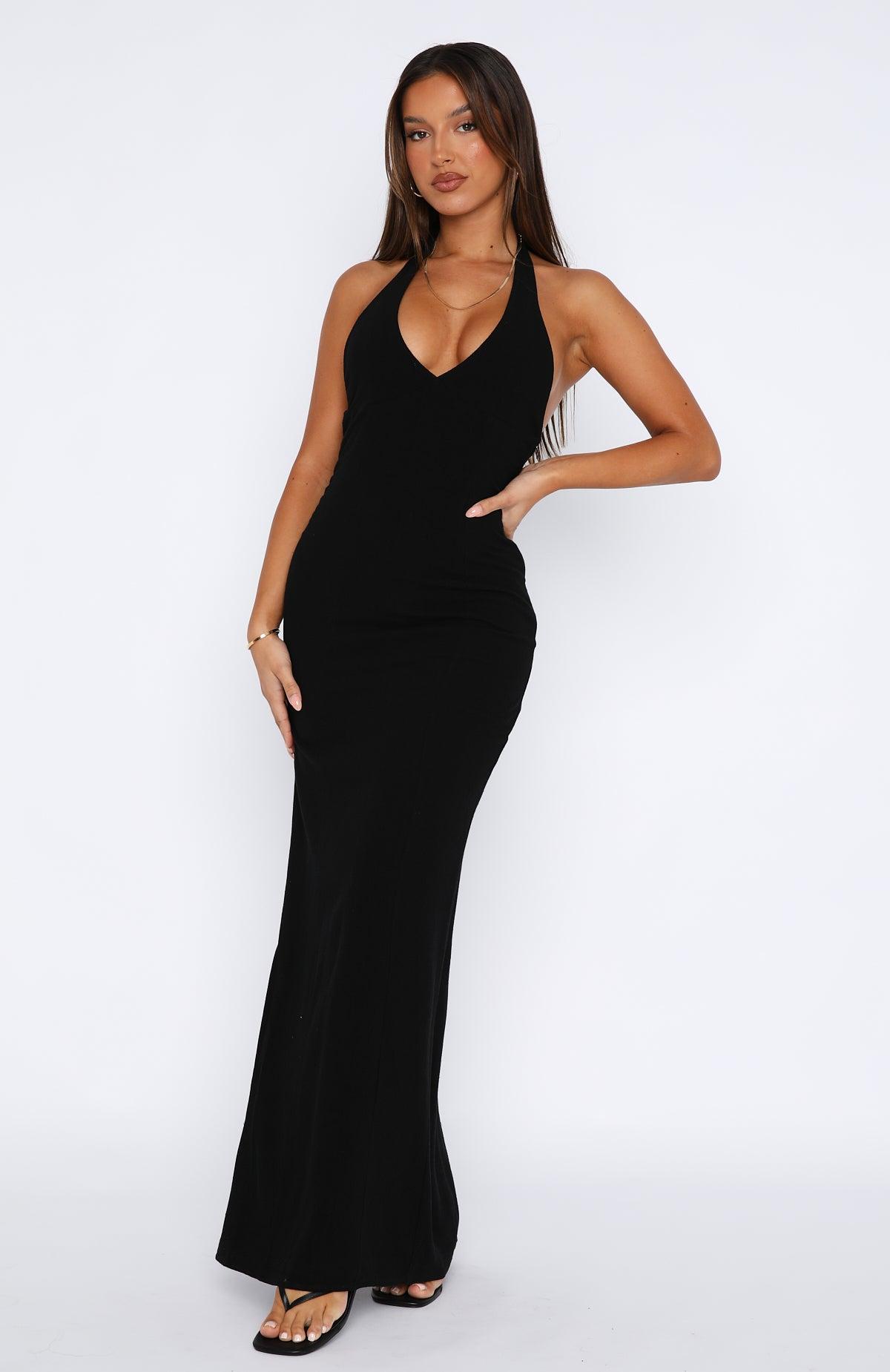 Sun Kissed Glow Maxi Dress Black Product Image