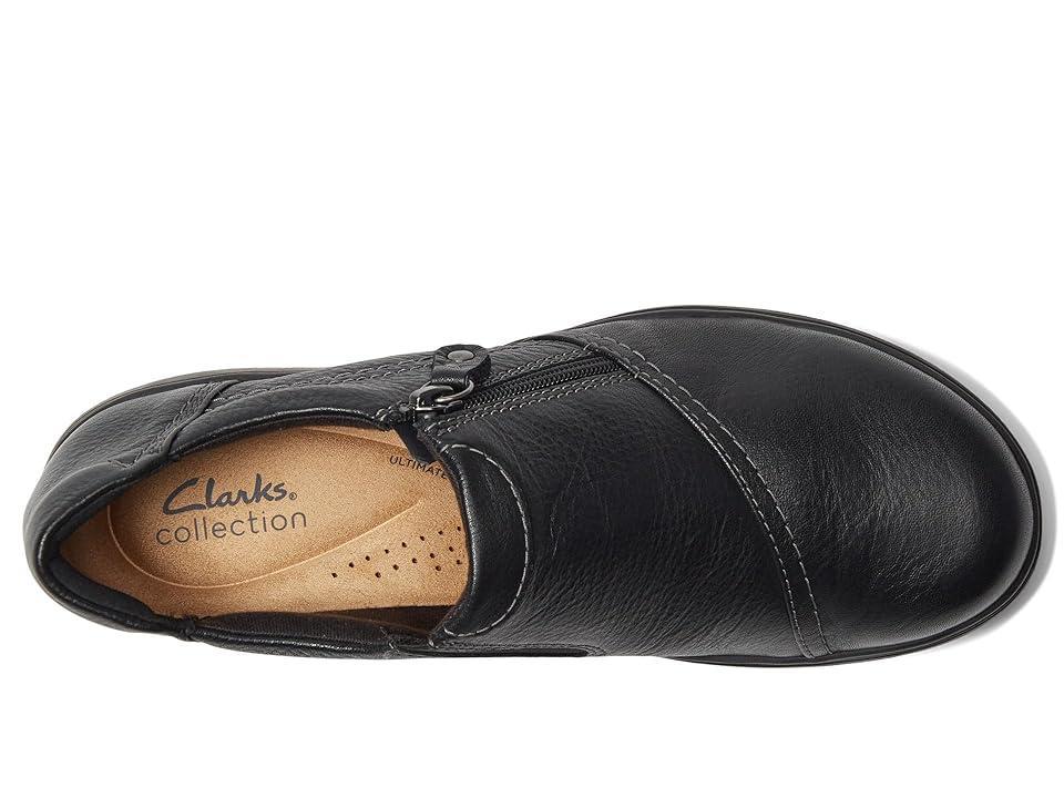 Clarks Carleigh Ray Leather) Women's Flat Shoes Product Image