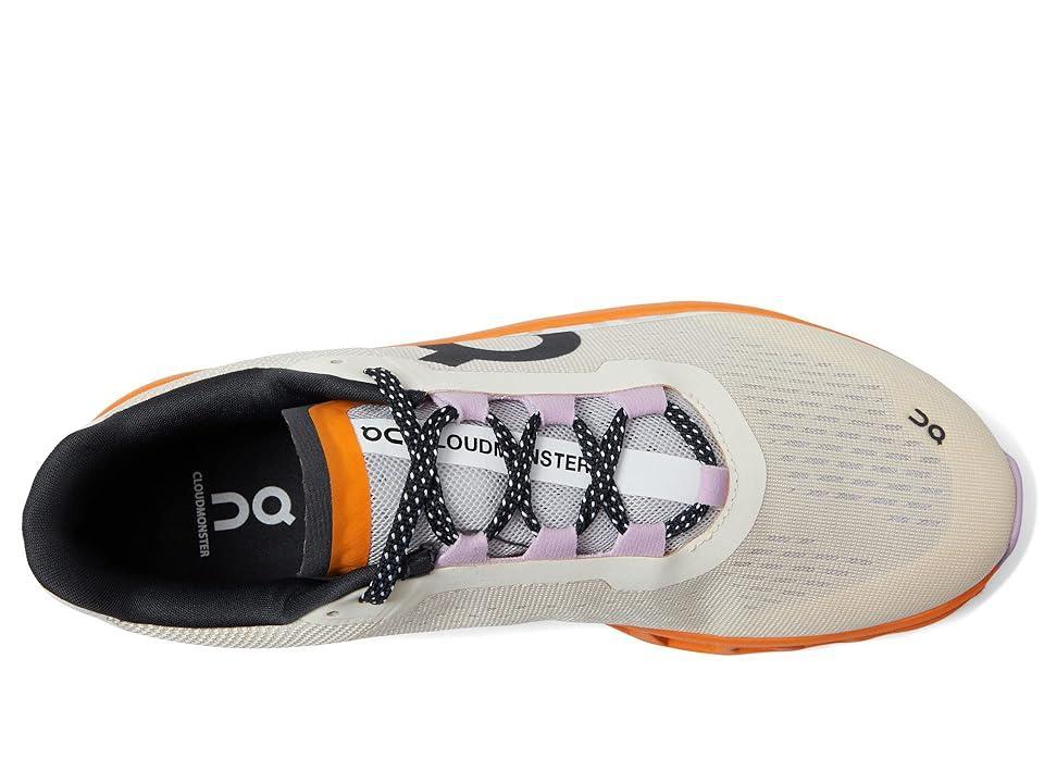 On Womens On Cloudmonster - Womens Running Shoes Black/Magnet Product Image