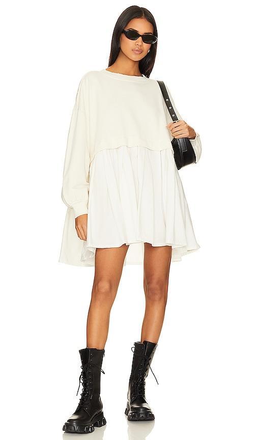 Womens Eleanor Pleated Trapeze Sweatshirt Product Image