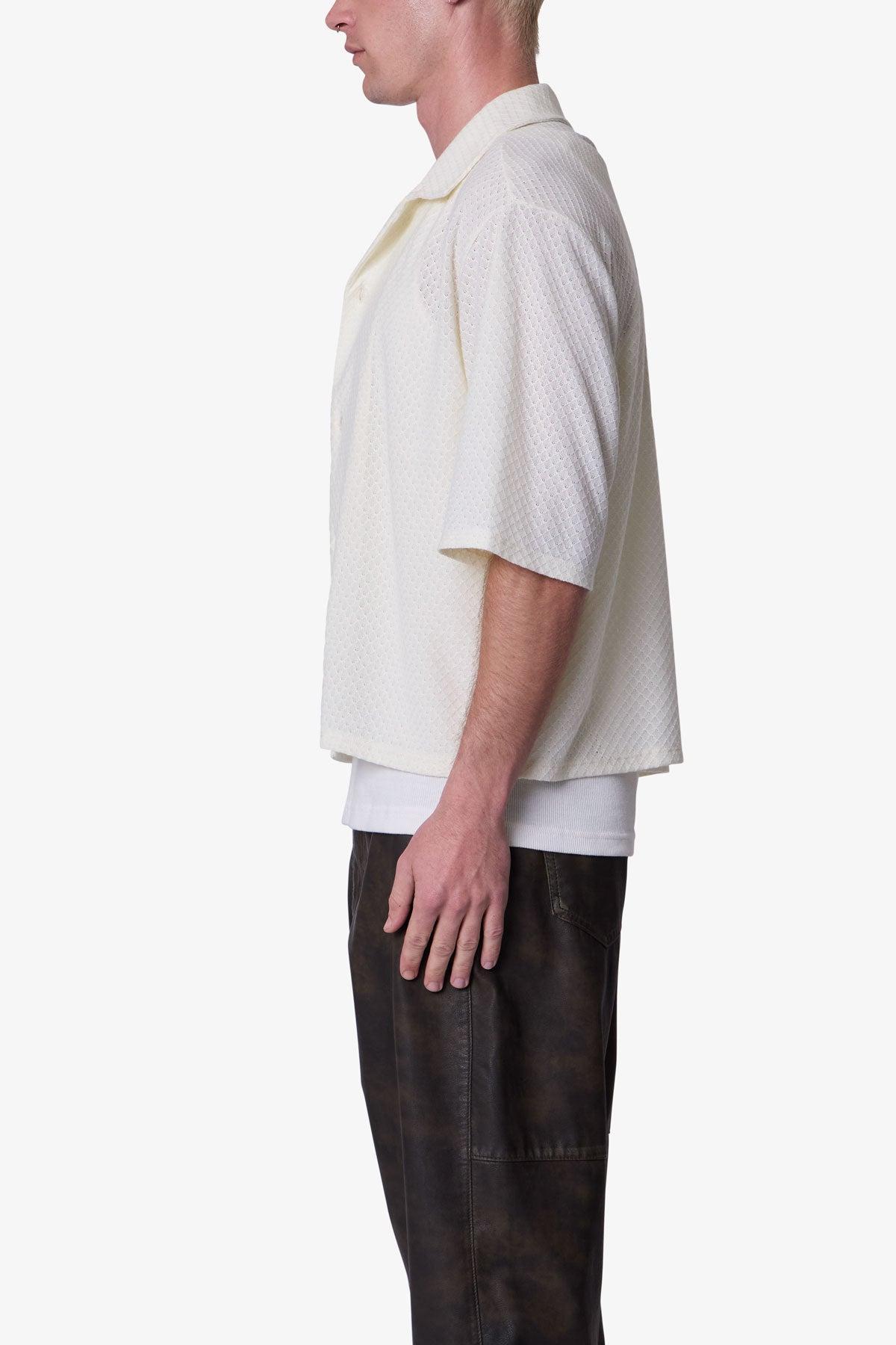 Washed Poplin Shirt - White Product Image