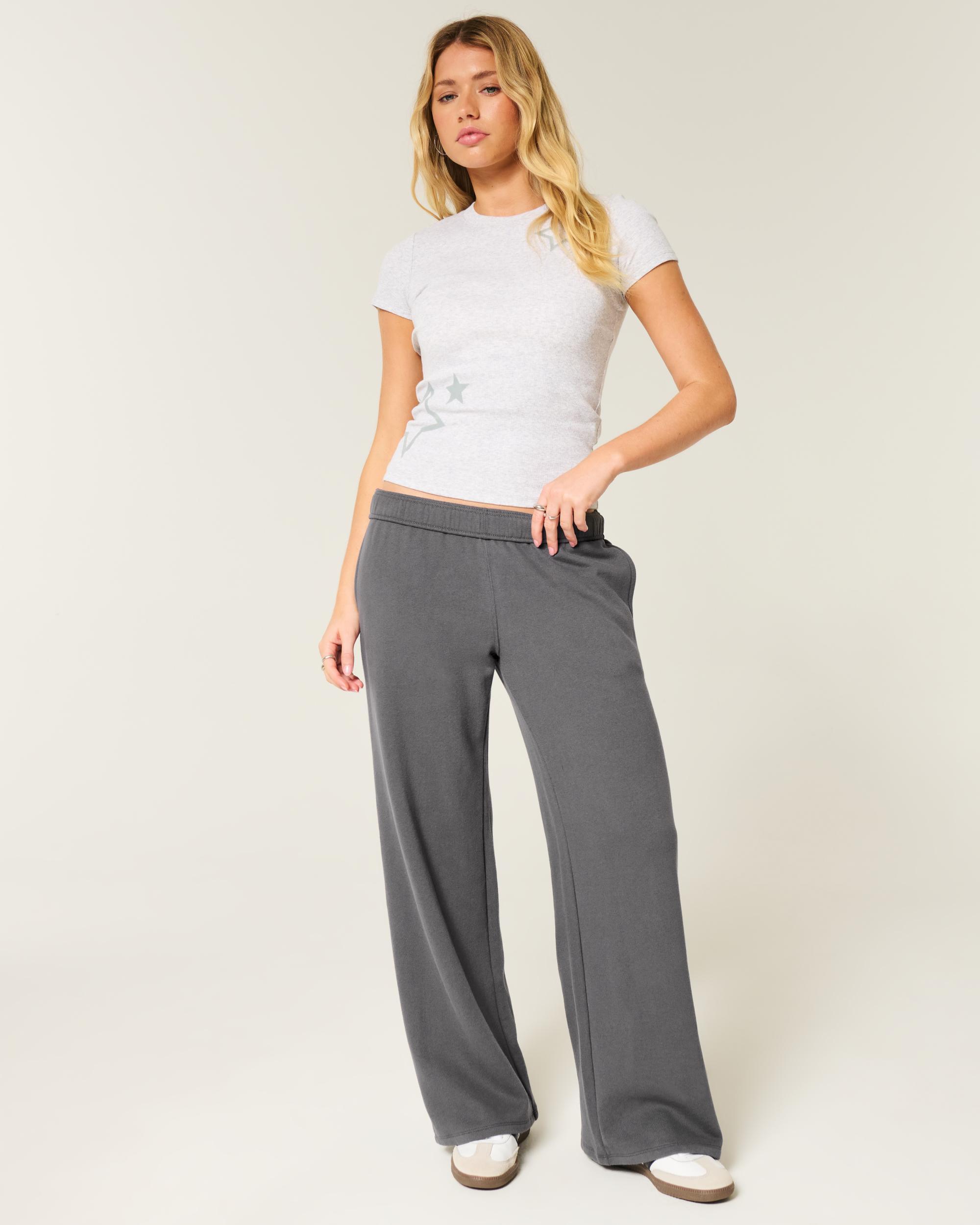 Wide-Leg Sweatpants Product Image