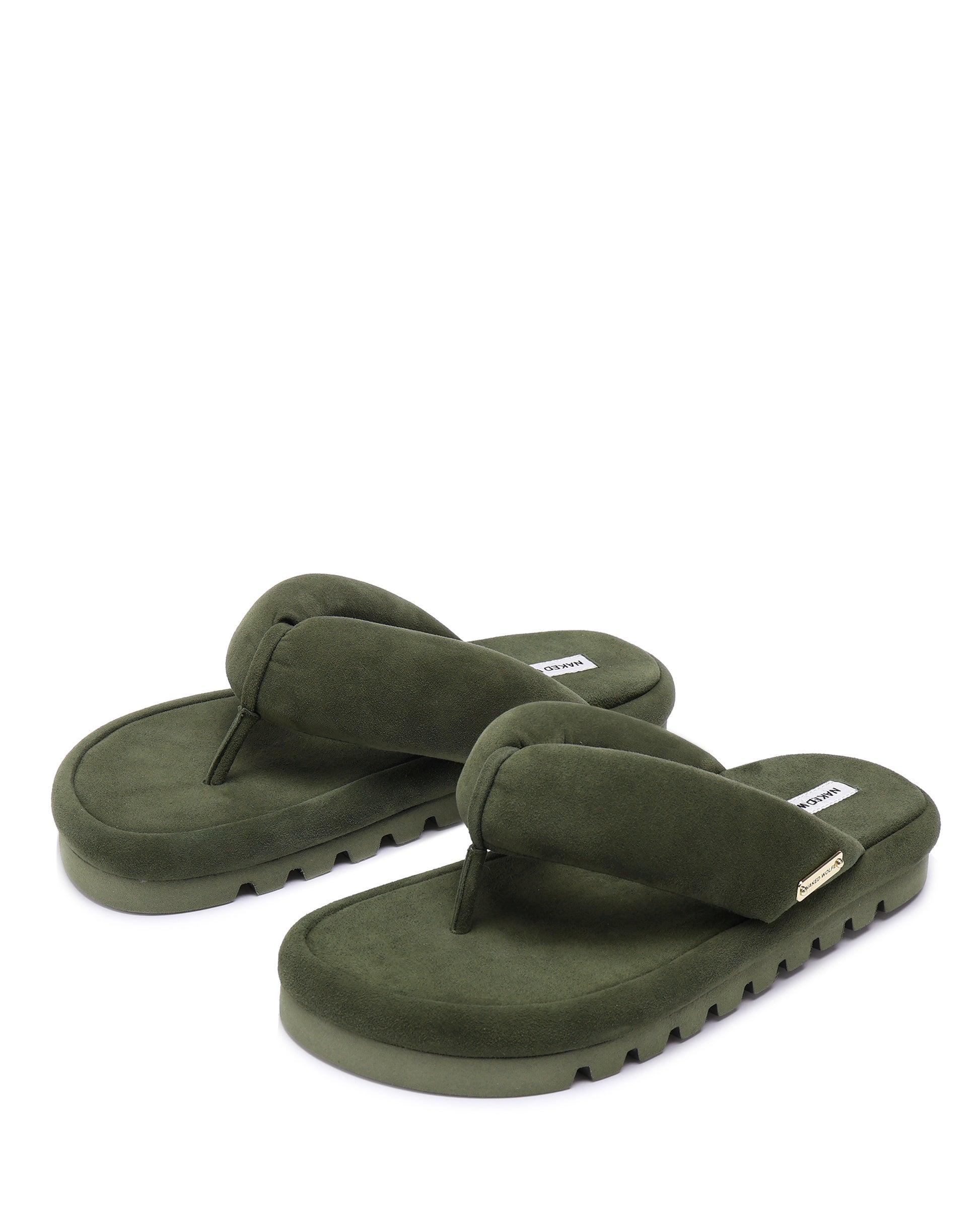 Hilary Olive Suede Product Image