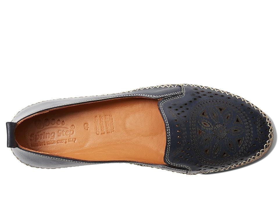 Spring Step Ingrid Women's Leather Loafers, Size: 36, Blue Product Image