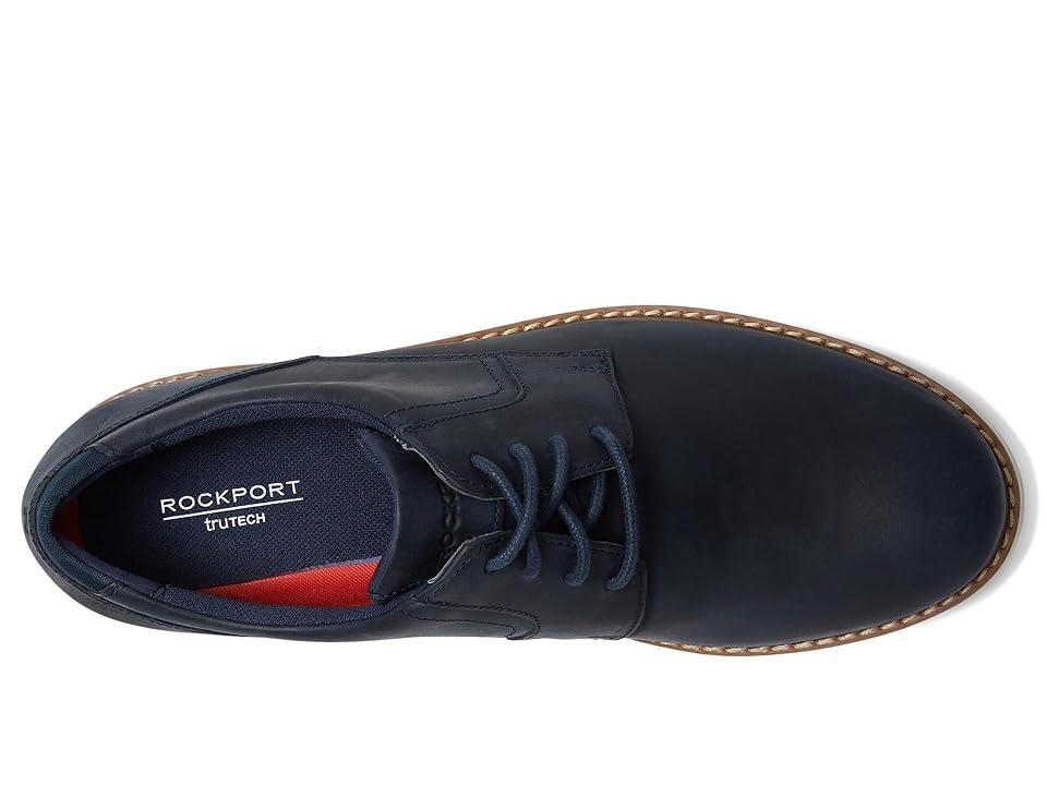 Rockport Maverick Plain Toe Oxford (New Dress Blues) Men's Lace Up Wing Tip Shoes Product Image