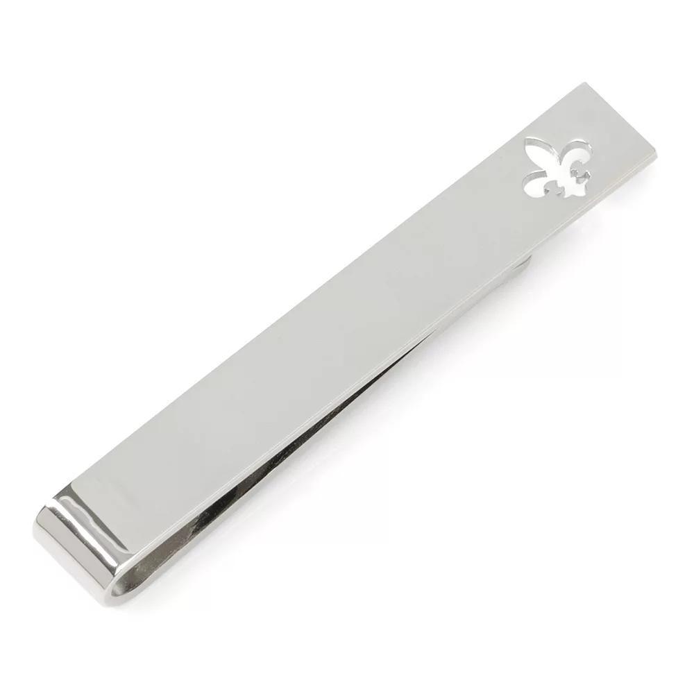 Men's Cuff Links, Inc. Fleur De Lis Tie Bar, Silver Product Image