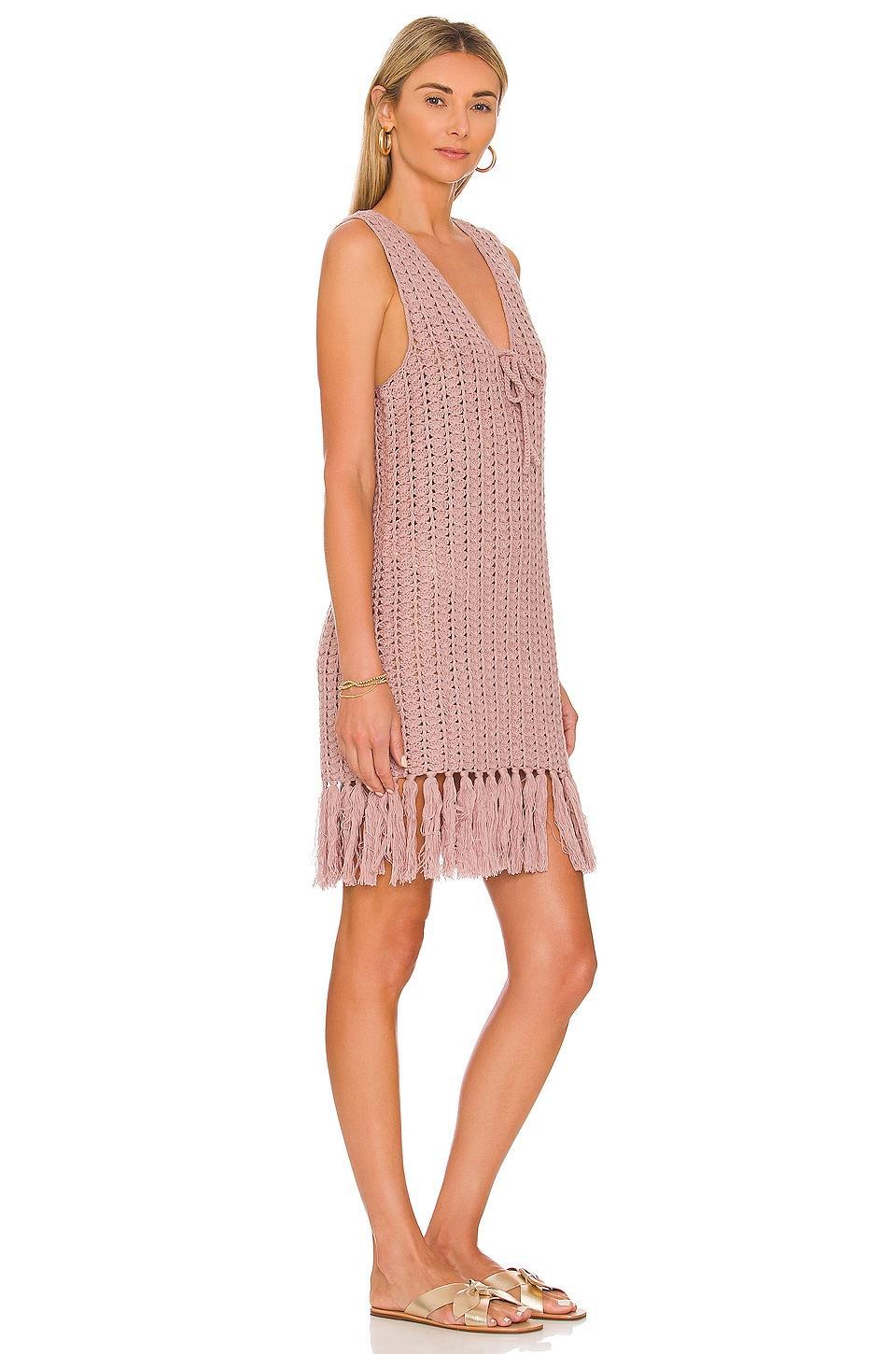 x REVOLVE Neza Crochet Mini Dress House of Harlow 1960 Product Image