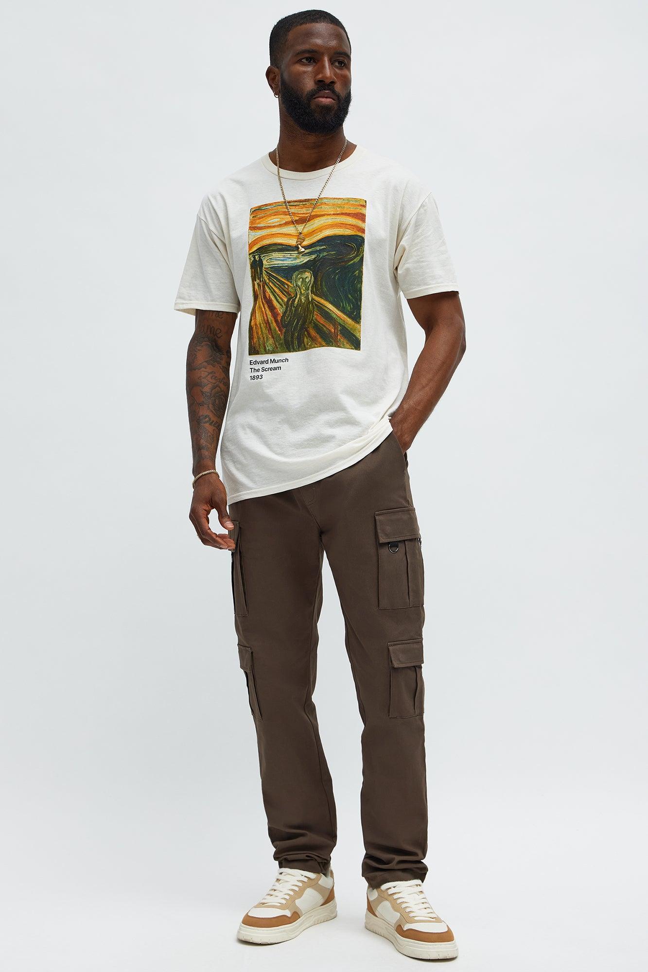 Munch The Scream Short Sleeve Tee - Natural Product Image