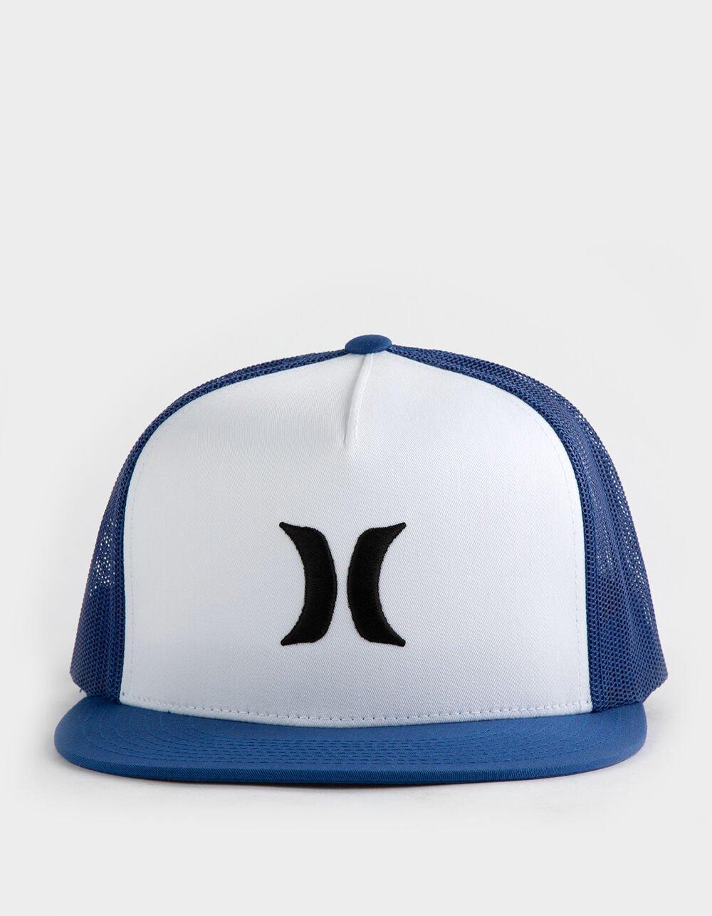HURLEY Icon Solid Flat Trucker Hat Product Image