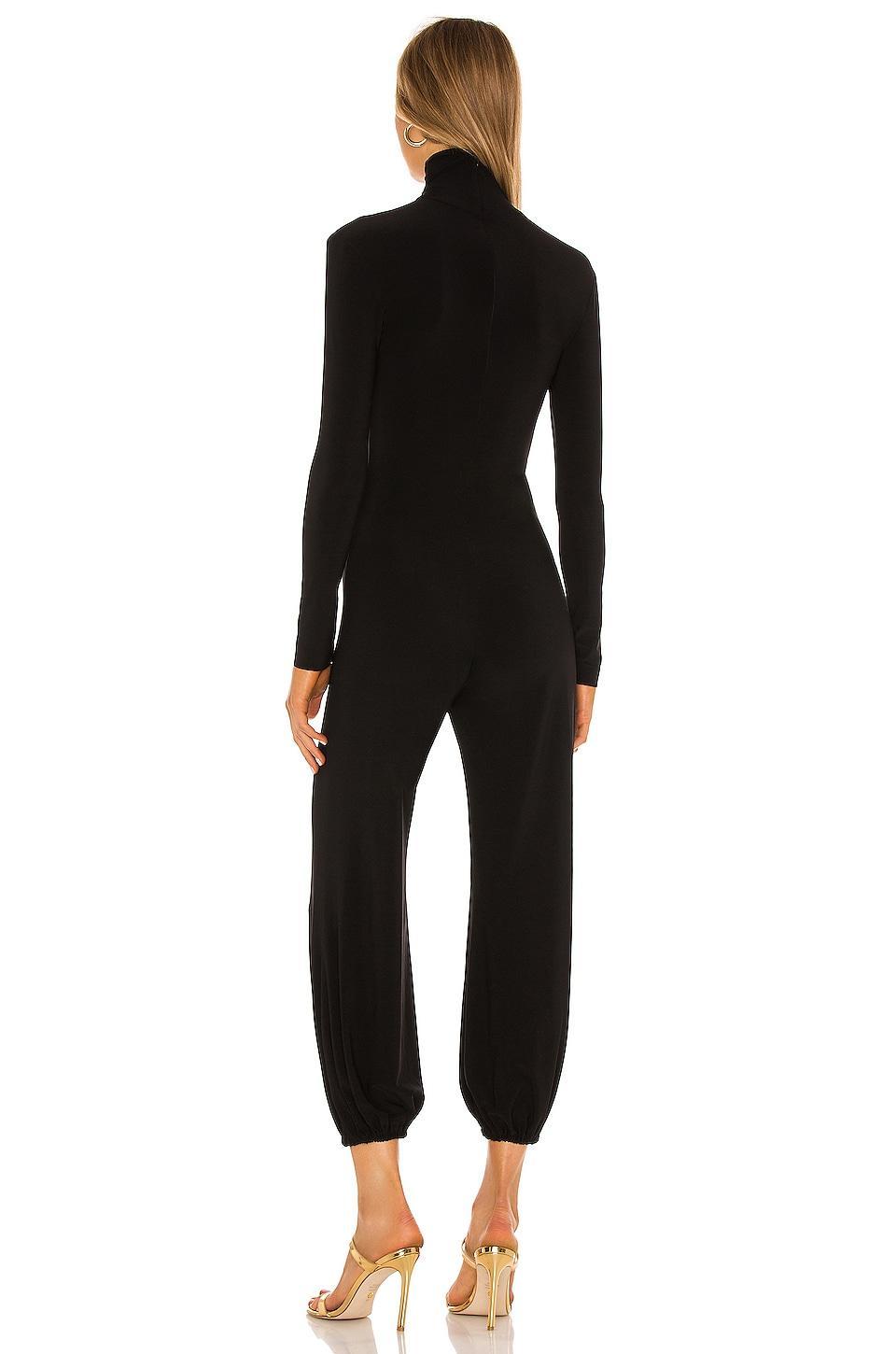 Turtleneck Jog Jumpsuit Norma Kamali Product Image