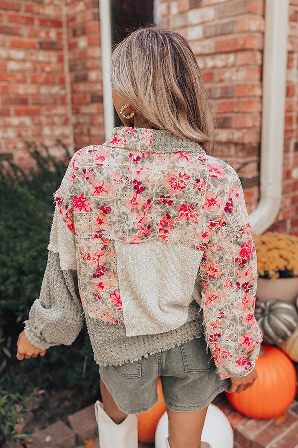 Sedona Sunsets Knit Lightweight Jacket in Sage Product Image