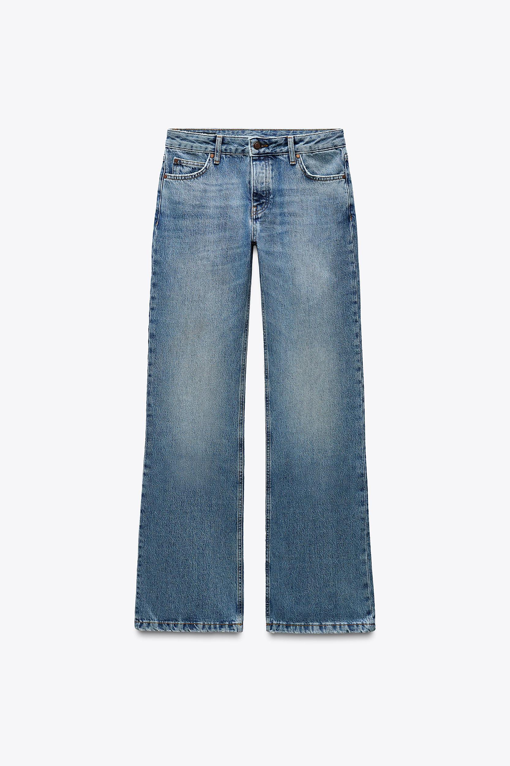 ZW COLLECTION LOW-RISE BOOTCUT FULL-LENGTH JEANS Product Image