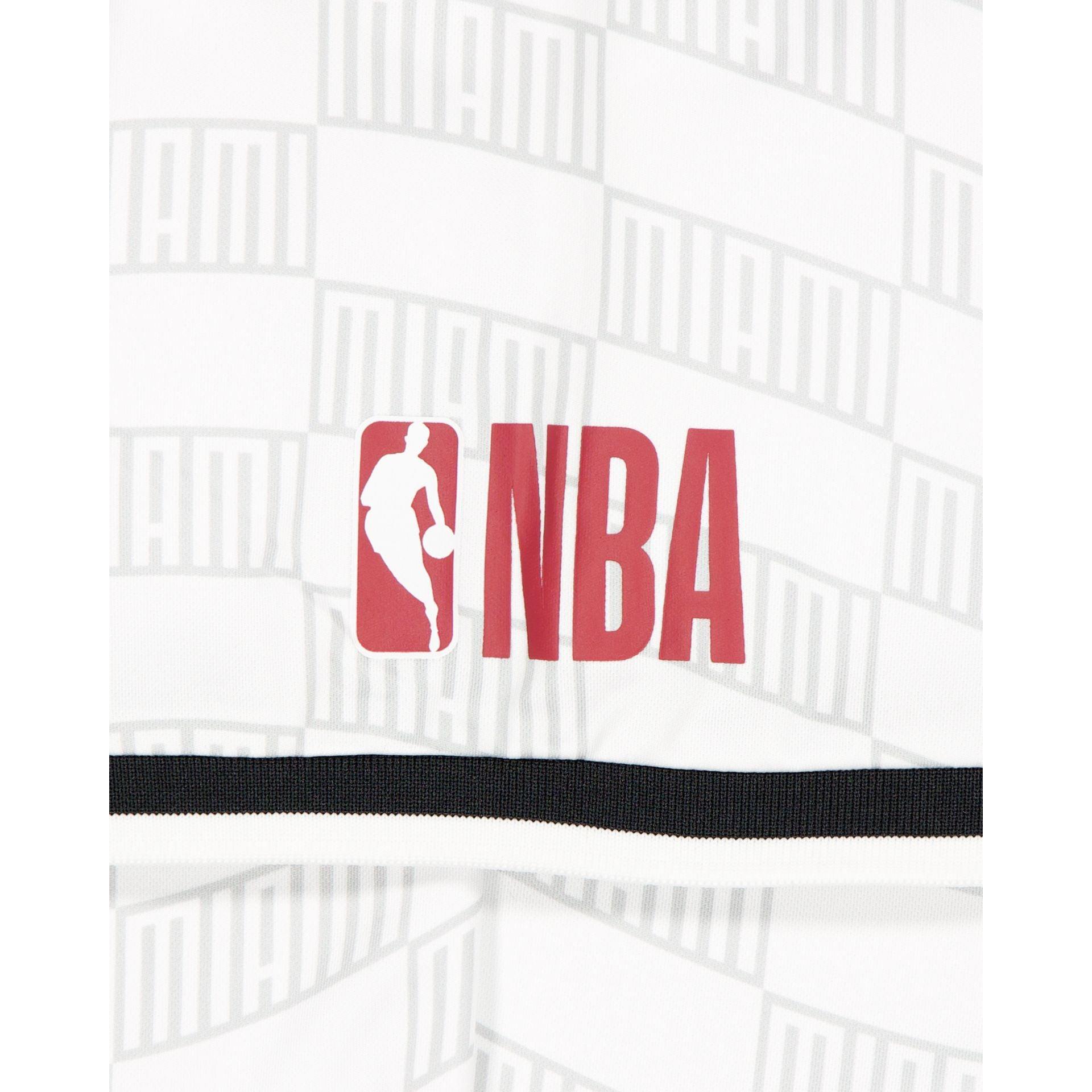 Miami Heat White Oversized T-Shirt Male Product Image
