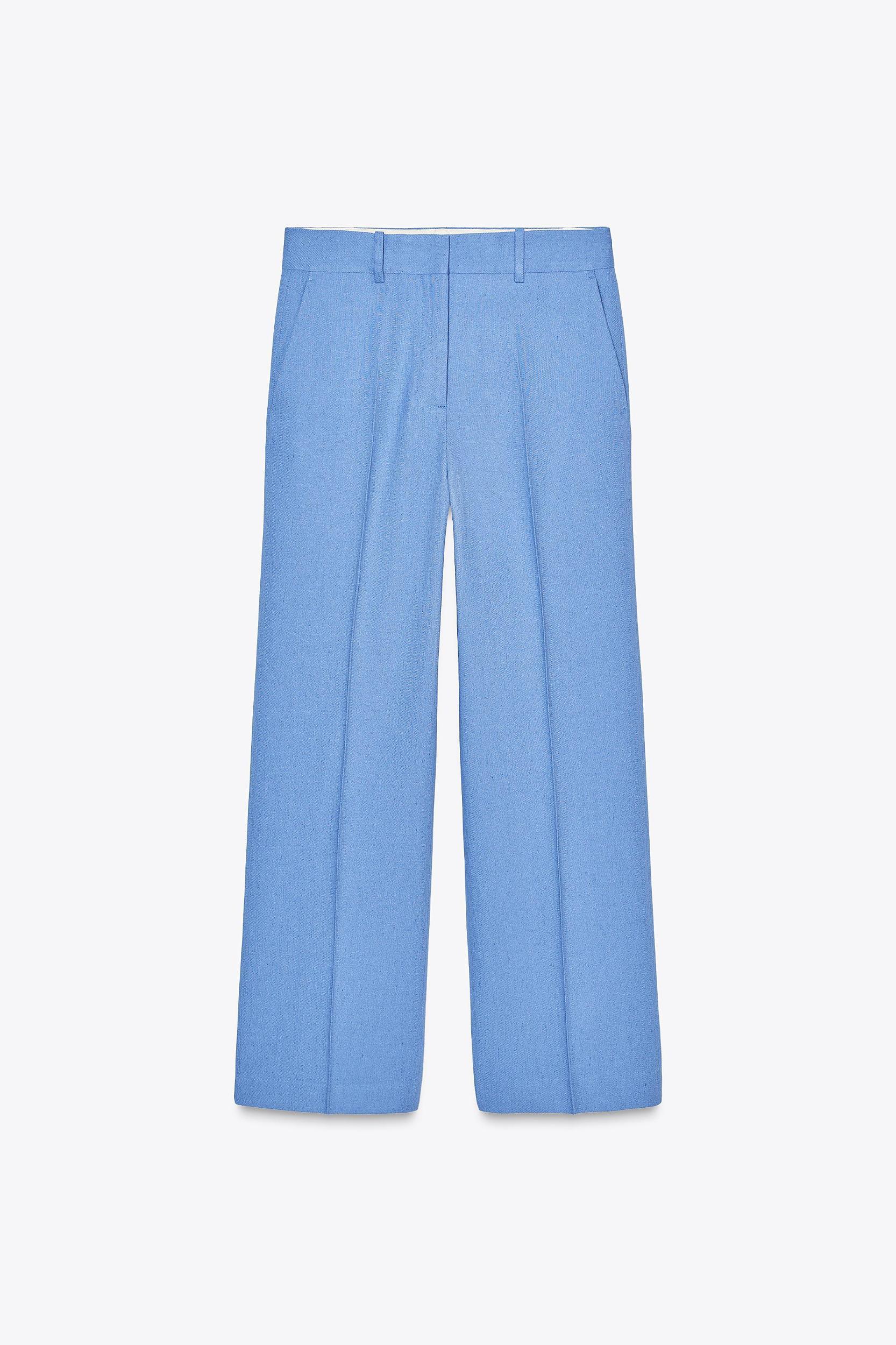 ZW COLLECTION LINEN BLEND PANTS Product Image