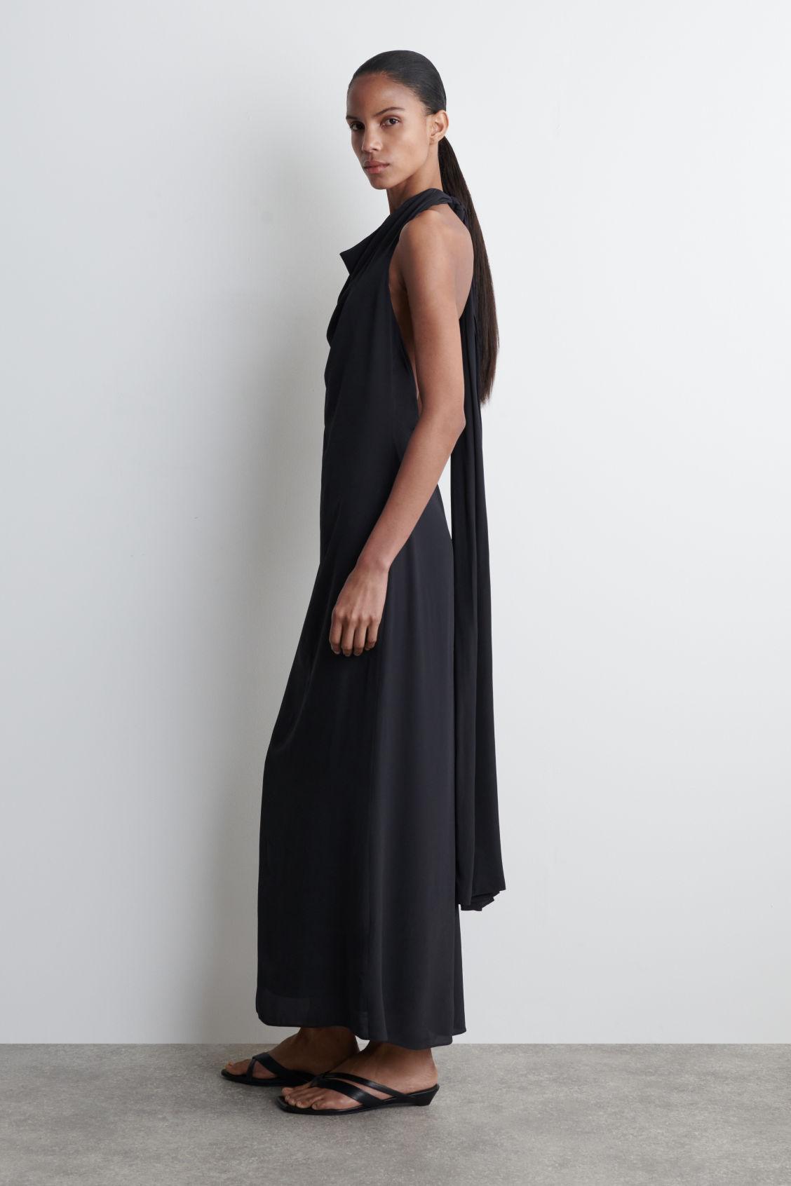 COWL-NECK MAXI DRESS Product Image