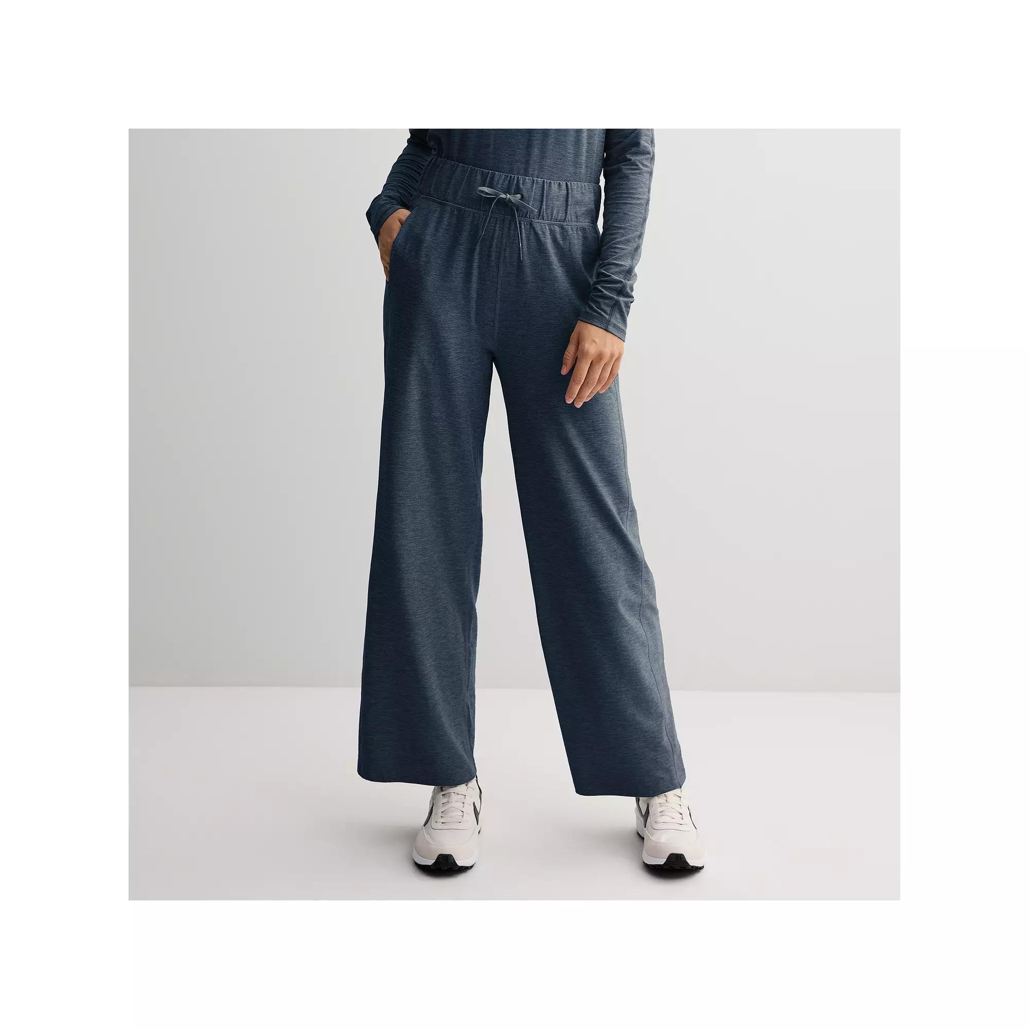 Women's FLX High-Rise Wander Wide Leg Pants, Size: Large, Purple Sherry Product Image