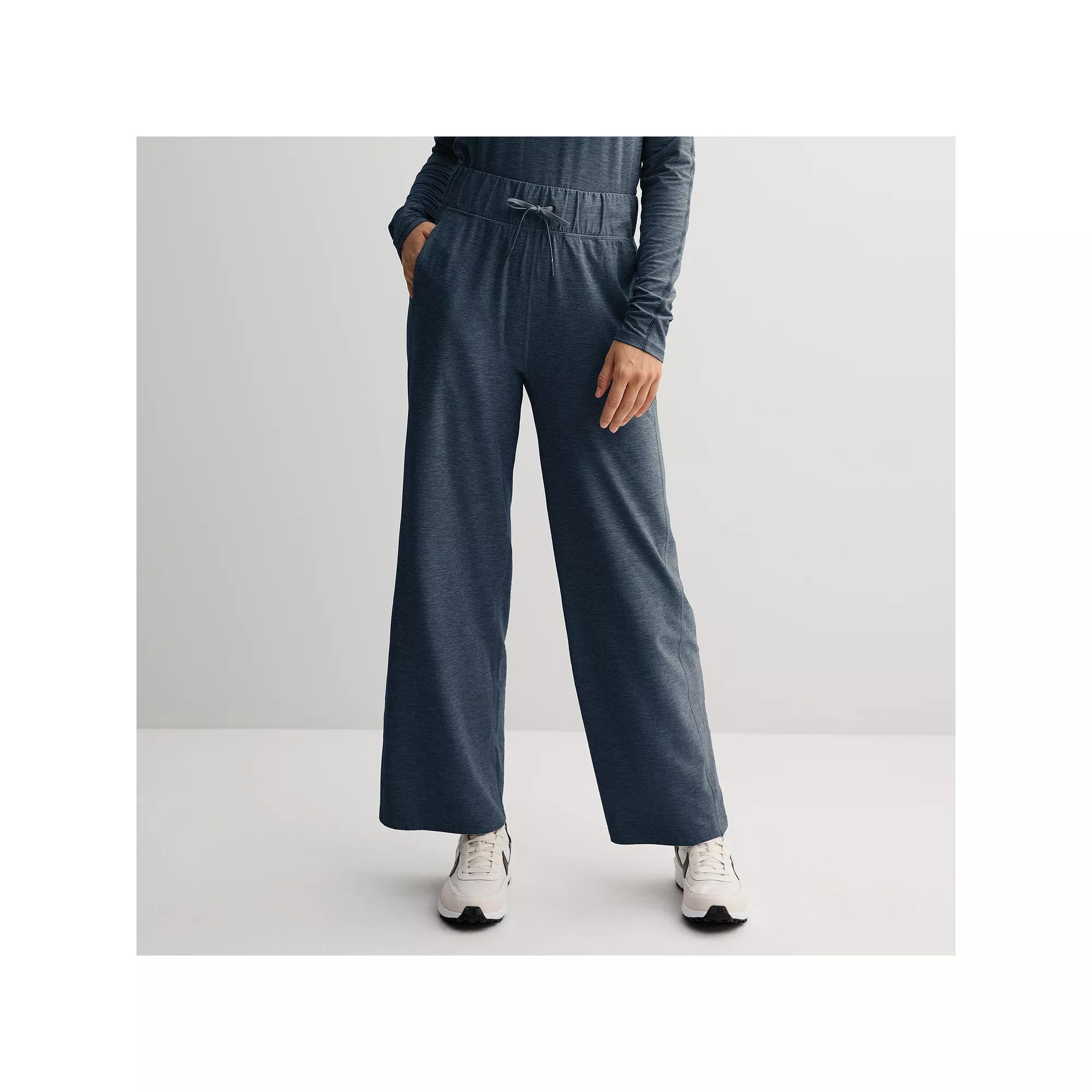 Women's FLX High-Rise Wander Wide Leg Pants, Size: Large, Purple Sherry Product Image