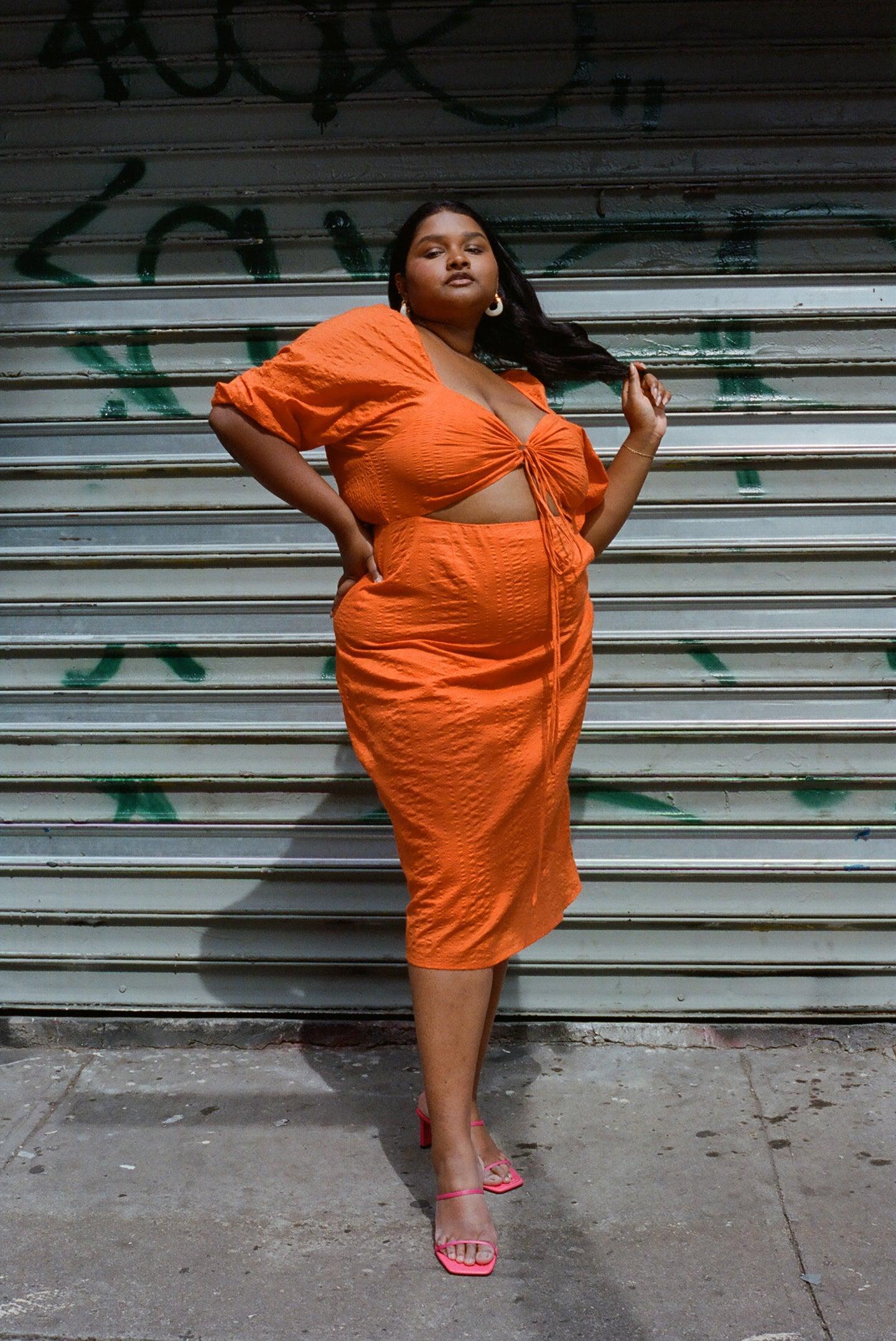 Jules Midi Dress - Turmeric Product Image