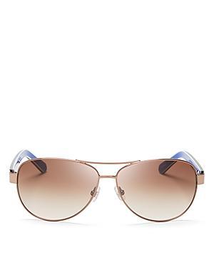kate spade new york Womens Dalia Aviator 58mm Sunglasses Product Image