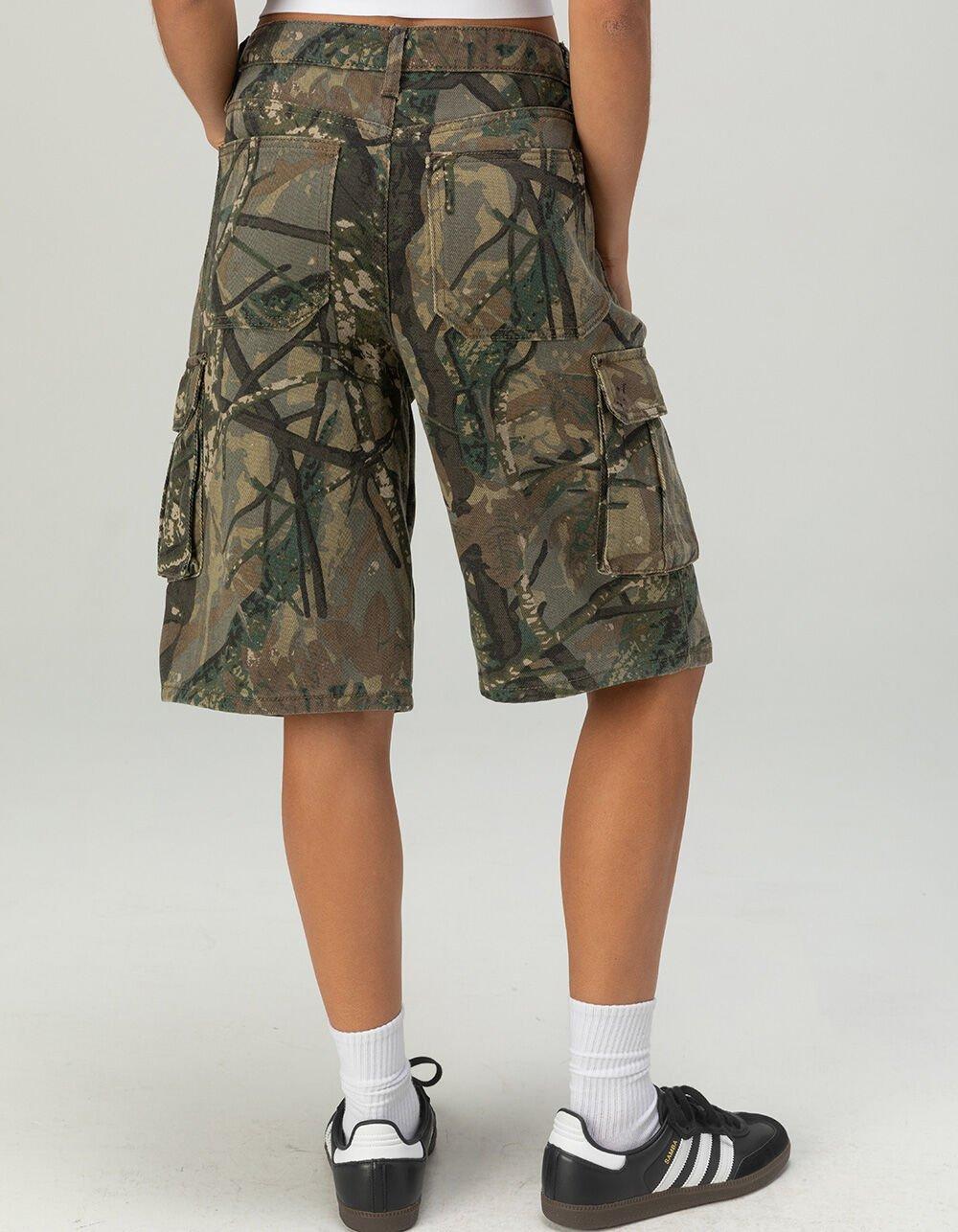 RSQ Womens Low Rise Cargo Camo Jorts Product Image