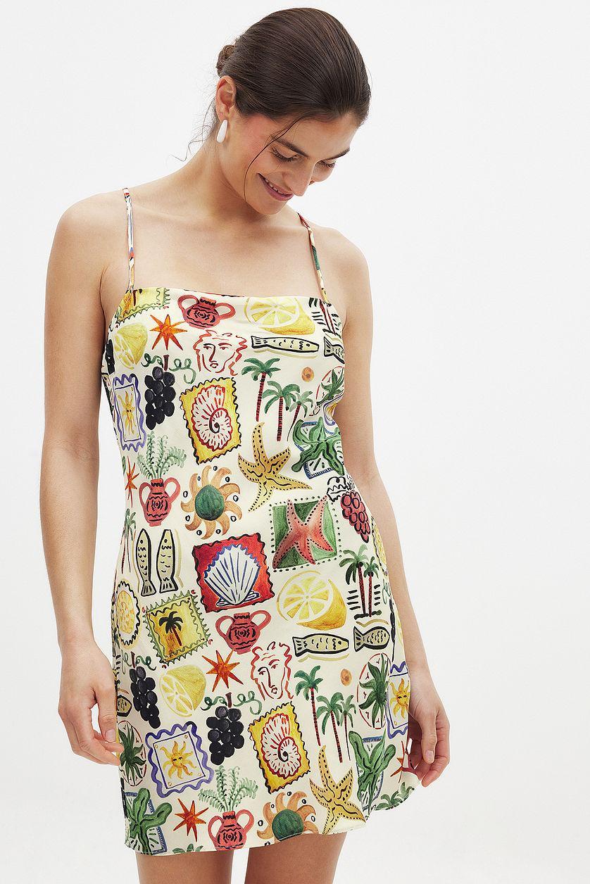 Crossed Back Mini Dress Product Image