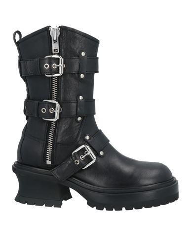 AGL ATTILIO GIUSTI LEOMBRUNI Agl Woman Ankle Boots Black Size 8 Leather Product Image