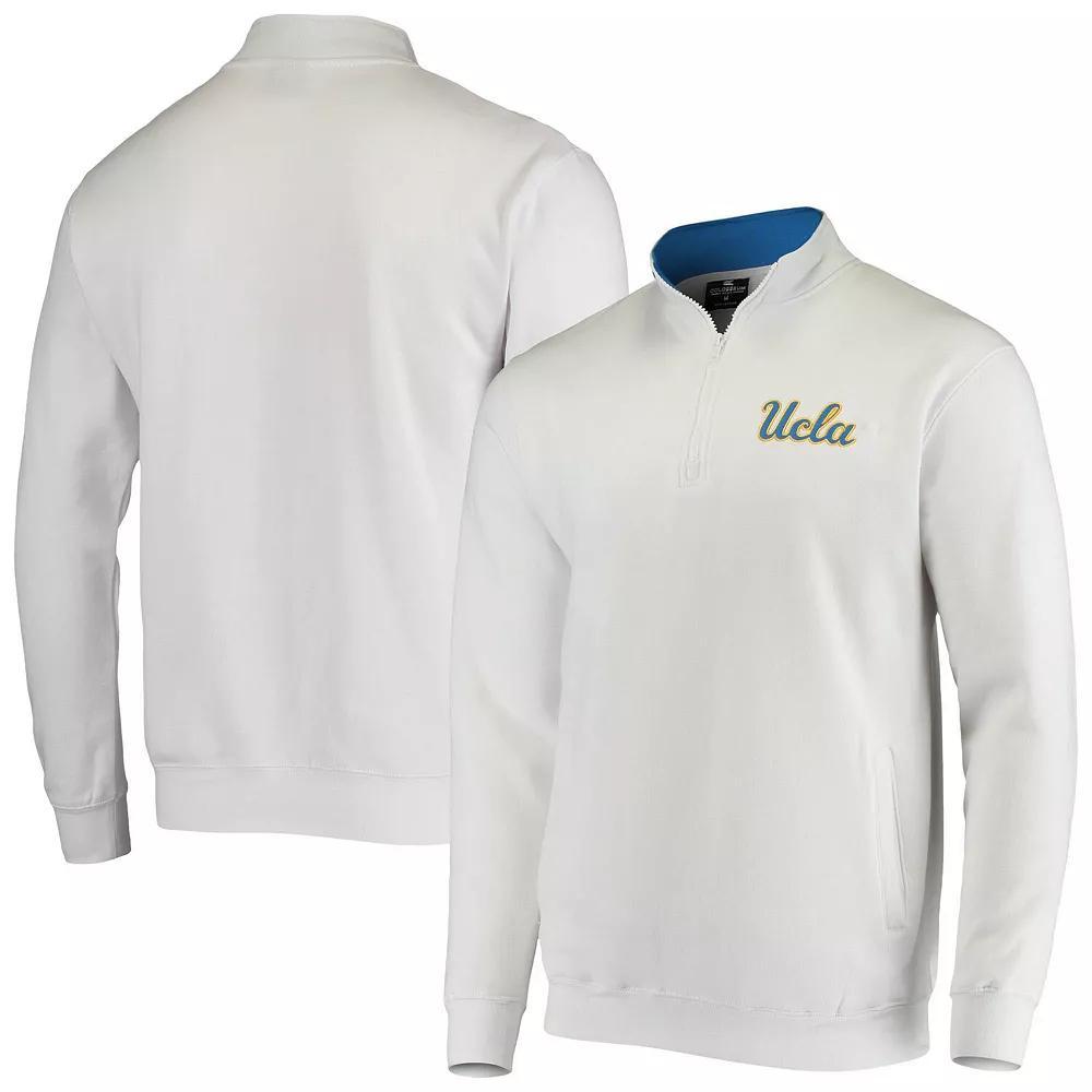 Men's Colosseum White UCLA Bruins Tortugas Logo Quarter-Zip Jacket, Size: Large Product Image