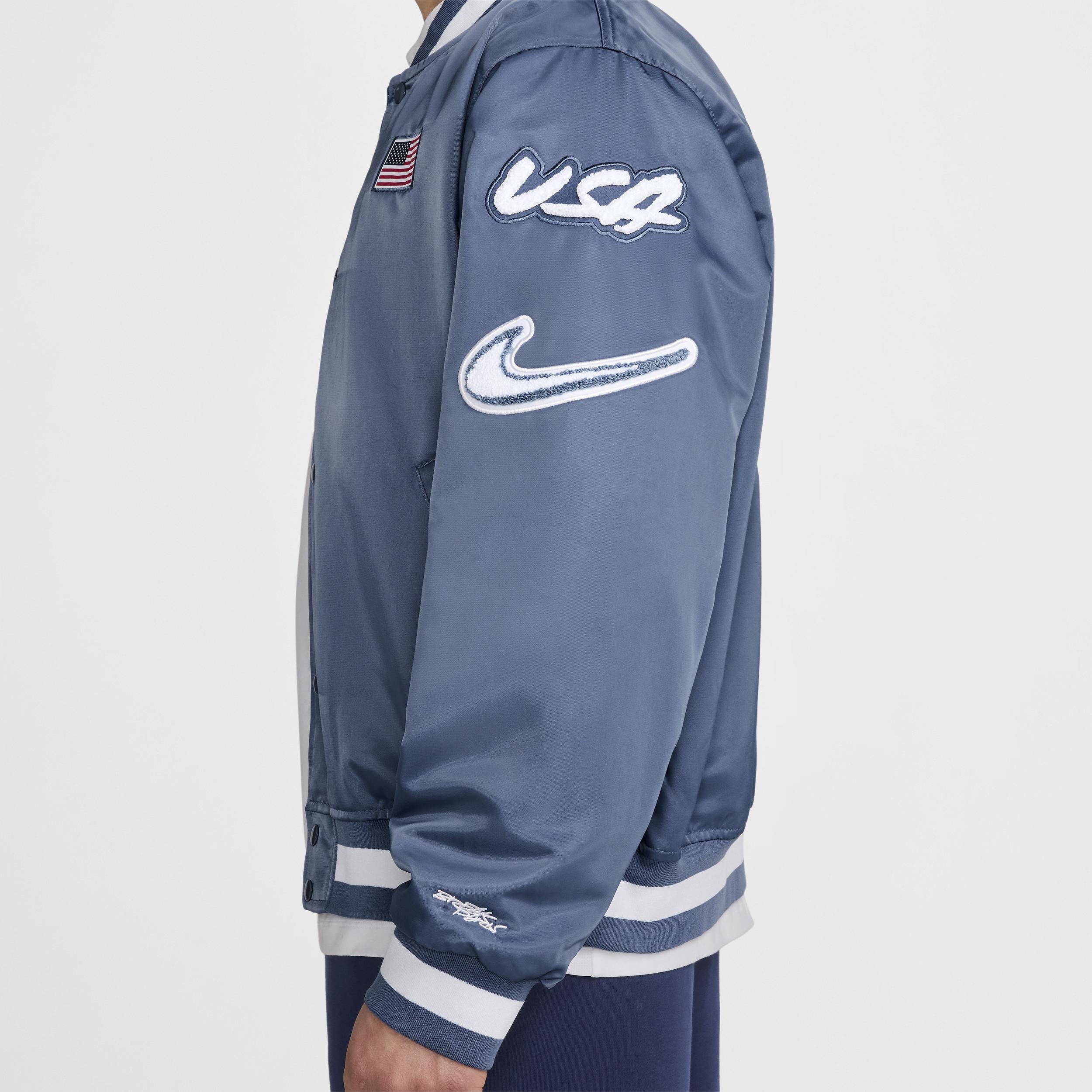USA Dugout Nike Mens Breaking Satin Jacket Product Image
