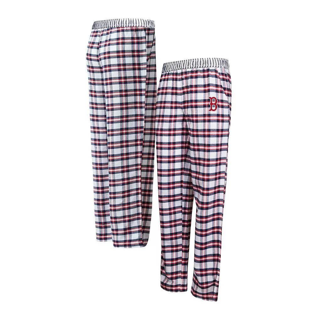 Women's Concepts Sport Navy/Red Boston Red Sox Sienna Flannel Sleep Pants, Size: Medium, Blue Product Image