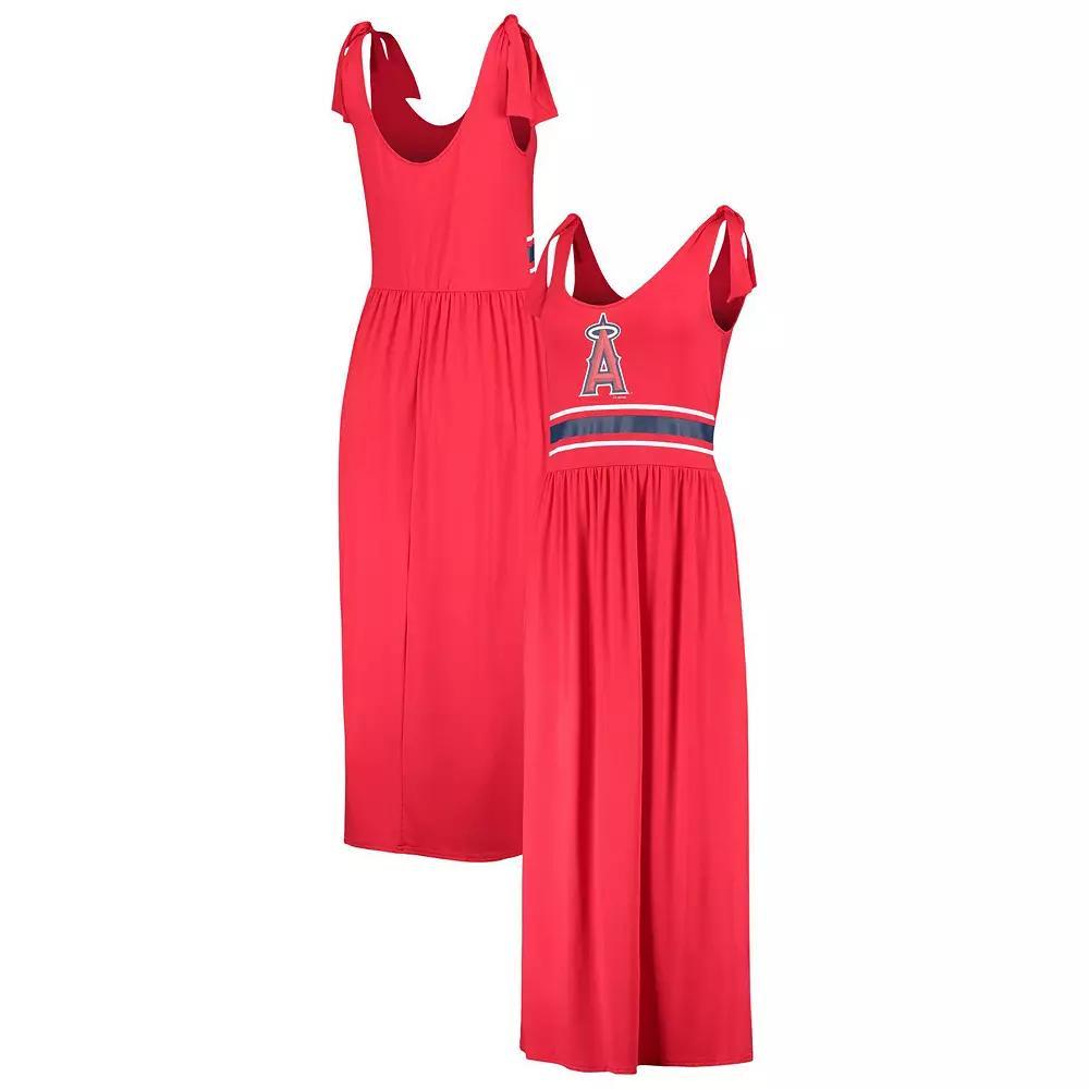 Womens G-III 4Her by Carl Banks Los Angeles Angels Game Over Maxi Dress Product Image