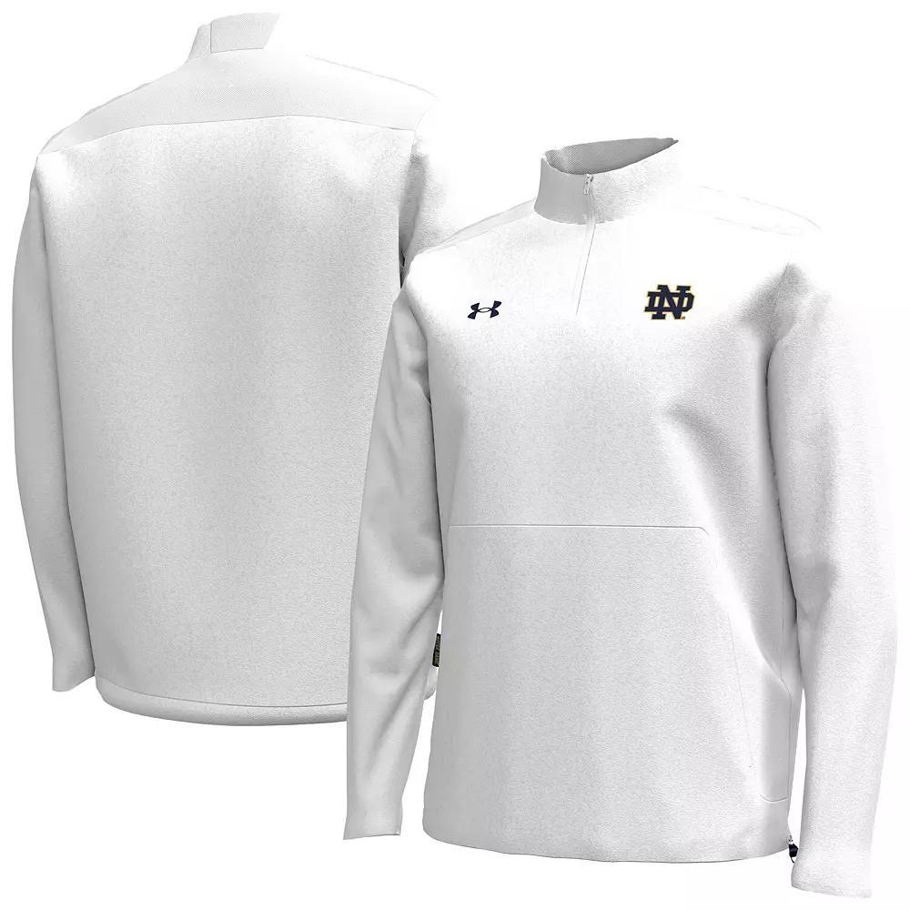 Mens Under Armour Notre Dame Fighting Irish Motivate Quarter-Zip Performance Jacket Product Image
