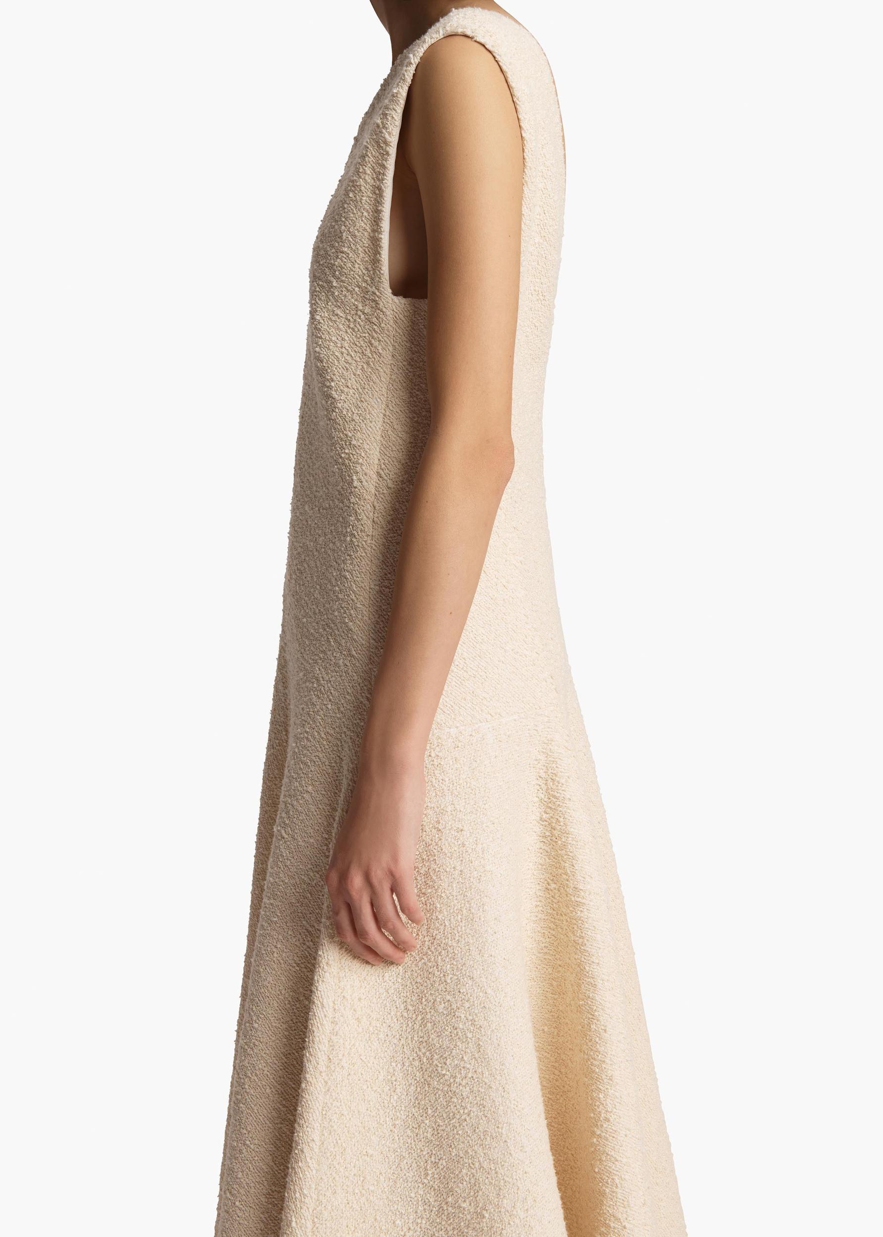 Mellie Dress in Natural Boucle Product Image