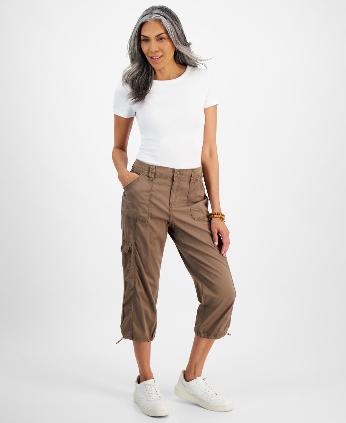 Style & Co Womens Cargo Capri Pants, Created for Macys Product Image