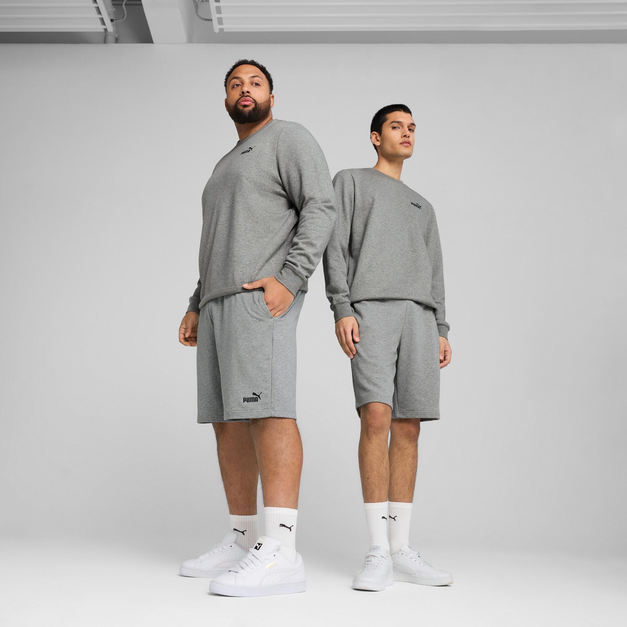 PUMA Essentials No. 1 Logo Men's 10" Shorts in Medium Grey Heather Product Image