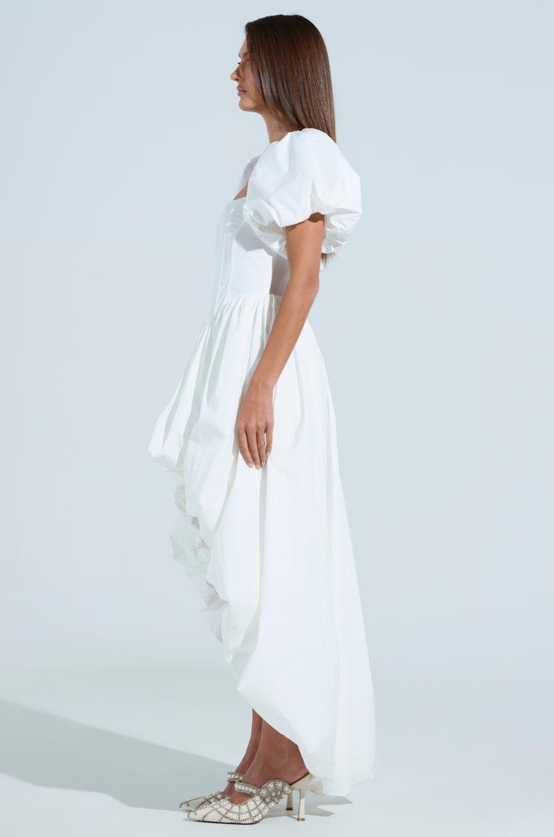SOFIA POPLIN HIGH LOW MINI DRESS Product Image