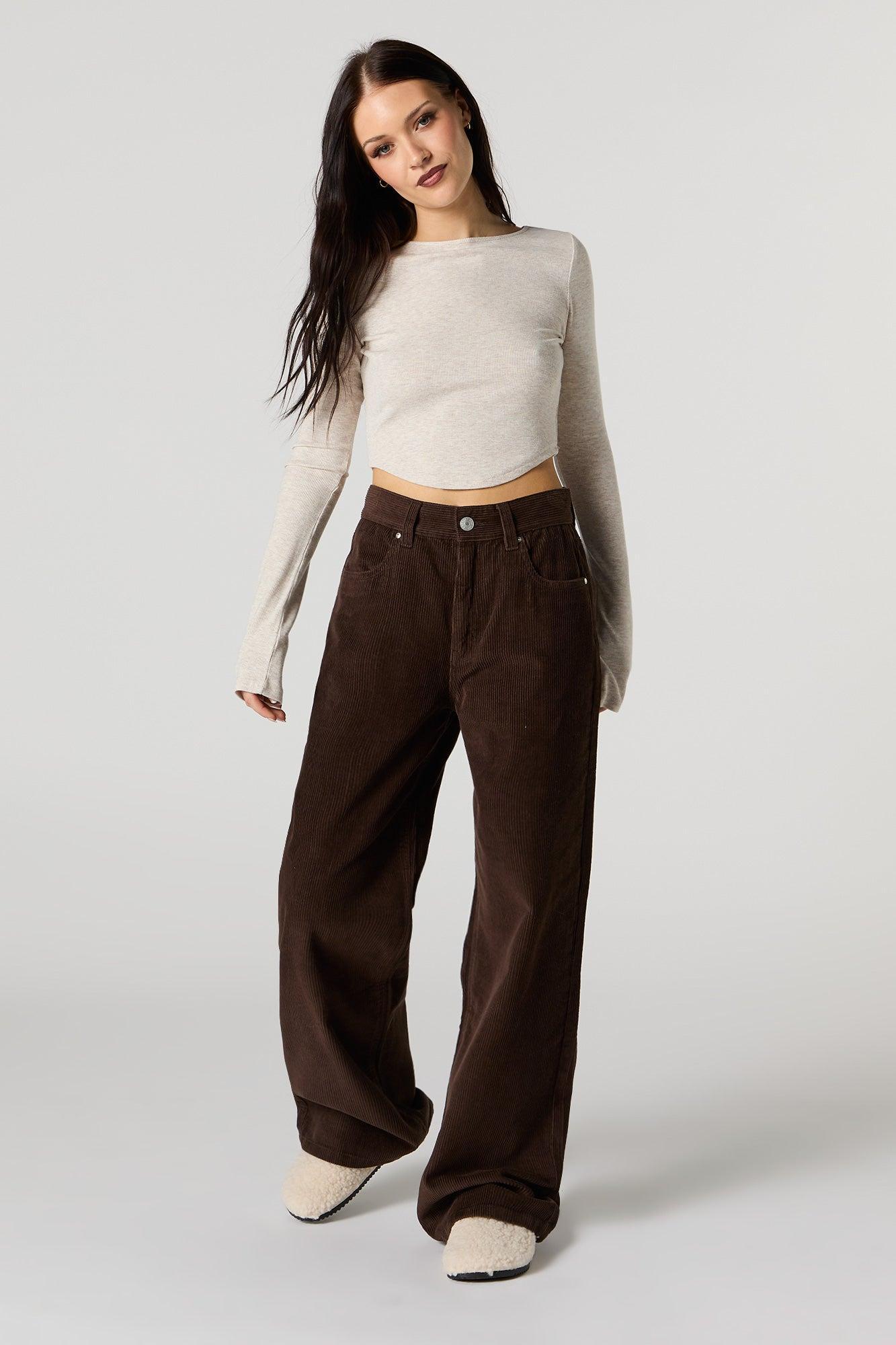 Corduroy Straight Leg Pant Female Product Image