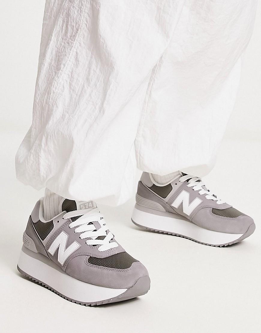 New Balance Classics WL574+ (Shadow Grey/Rain Cloud) Women's Shoes Product Image