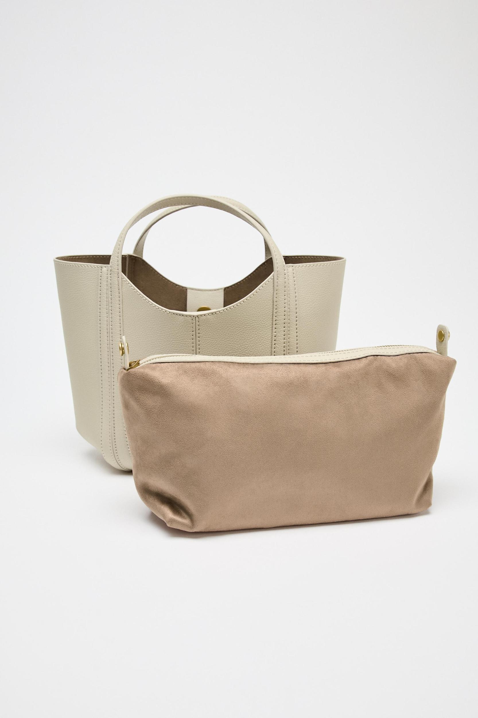 TOPSTITCHED MINI CITY BAG Product Image