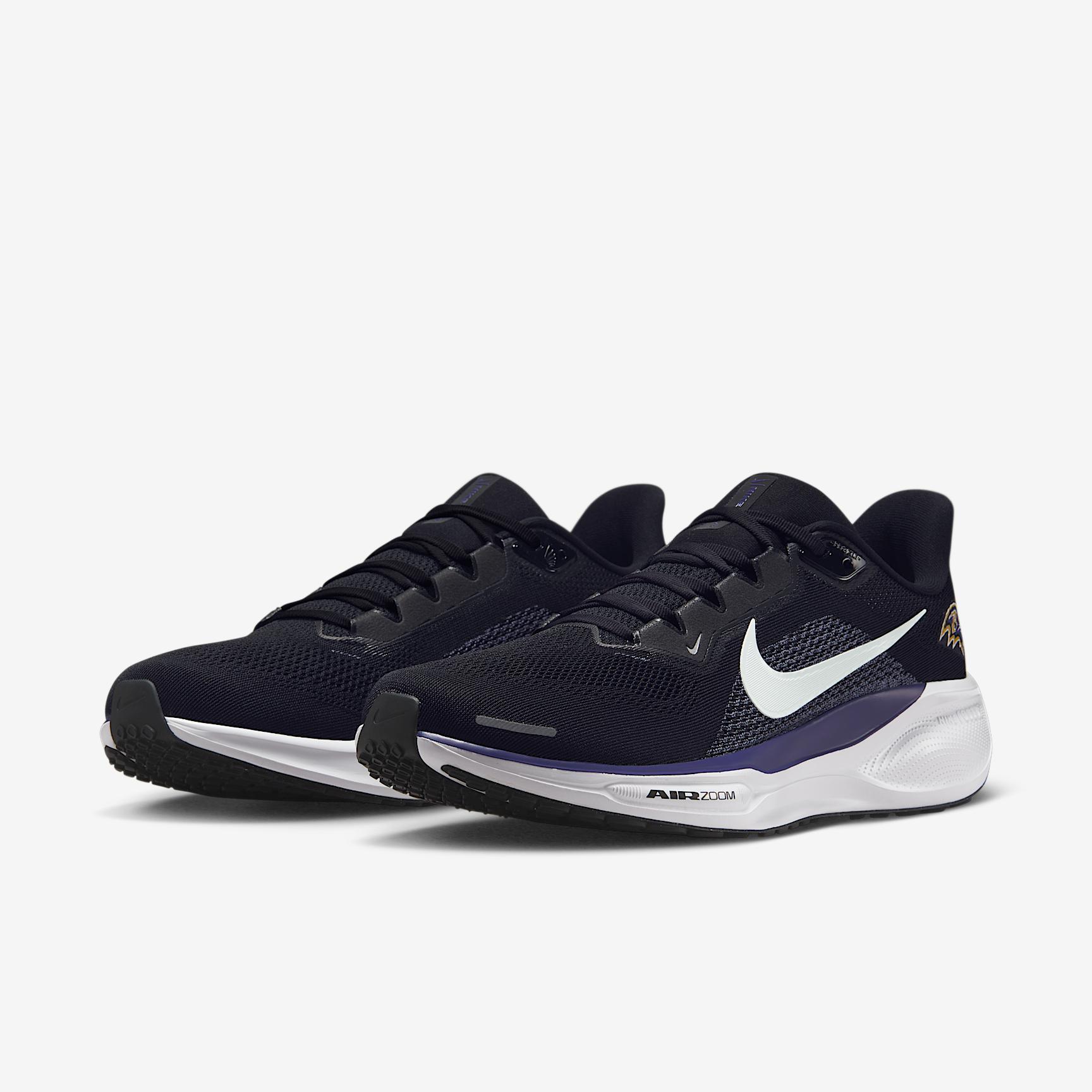 Baltimore Ravens Pegasus 41 Men's Nike NFL Road Running Shoes Product Image