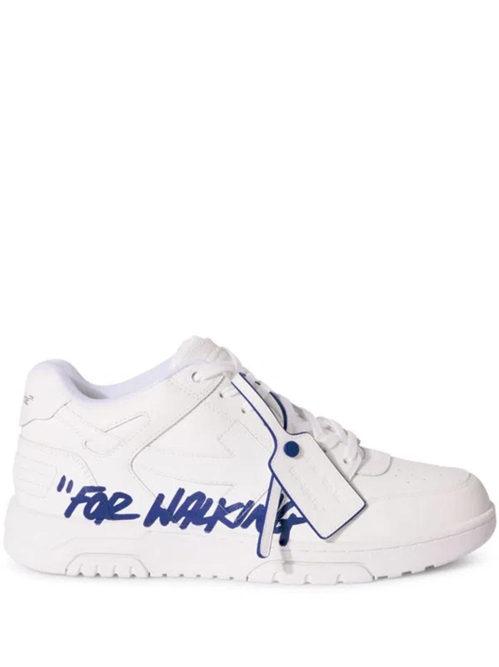 OFF-WHITE Out Of Office Sneakers In White,blue Product Image