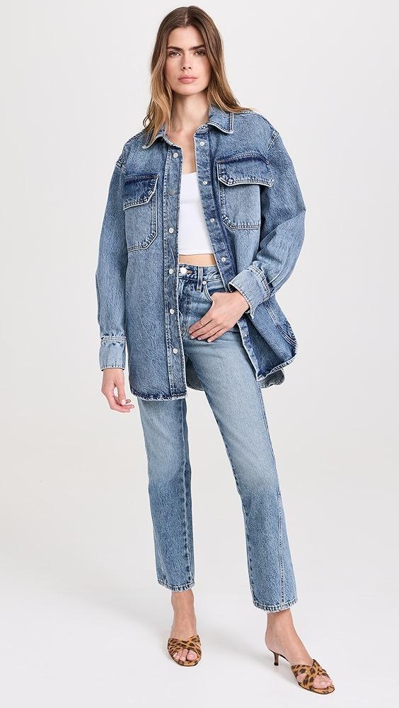 Apiece Apart Pia Oversized Shacket | Shopbop Product Image