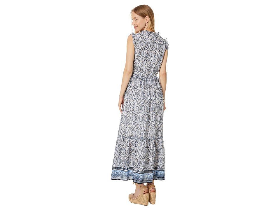 Tommy Hilfiger Paisley Midi Dress (Bright White Multi) Women's Dress Product Image