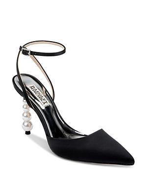 Indie Satin Ankle-Strap Cocktail Pumps Product Image