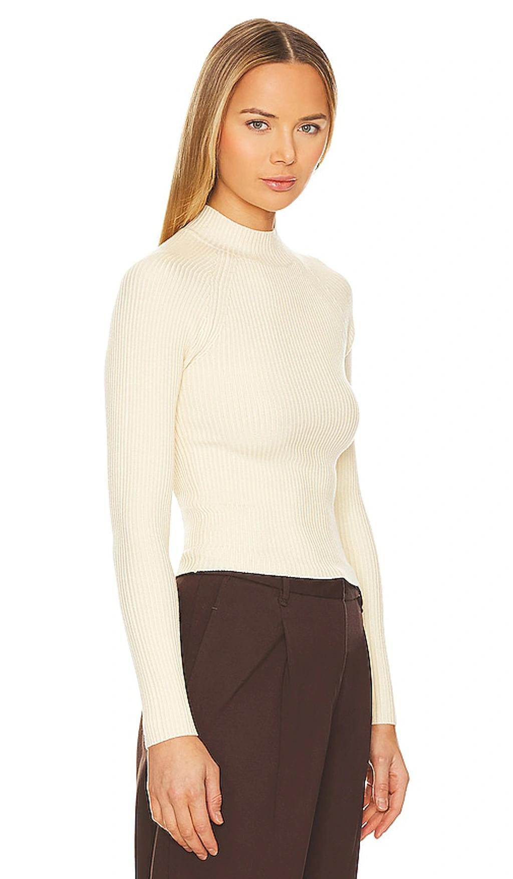 HOUSE OF HARLOW 1960 X Revolve Ranae Mock Neck Sweater In Ivory Product Image