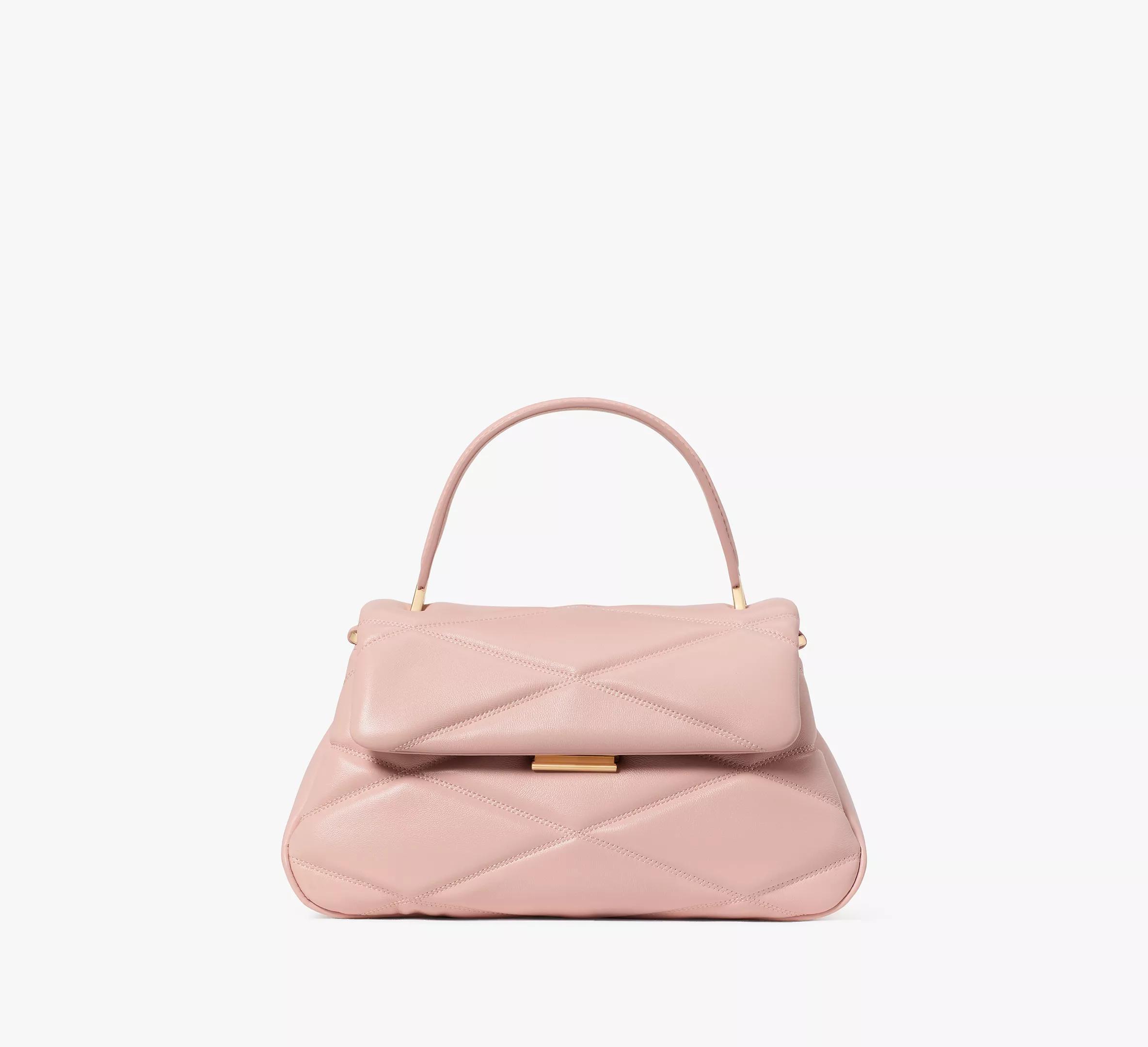 Grace Quilted Top Handle Bag Product Image