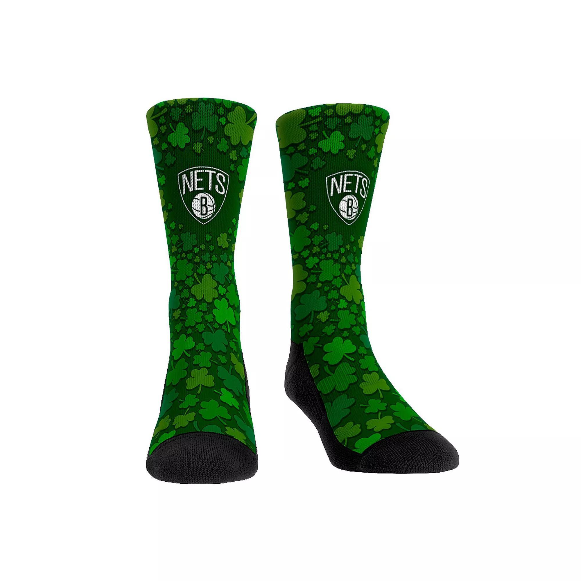 Rock Em Socks Miami Heat St. Paddy's Day Shamrock Crew Socks, Men's, Size: Small/Medium, Team Product Image