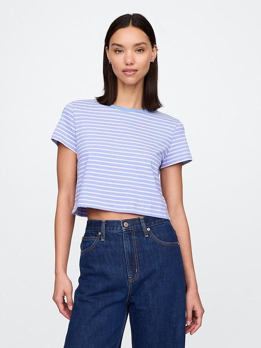 Organic Cotton VintageSoft Cropped T-Shirt Product Image