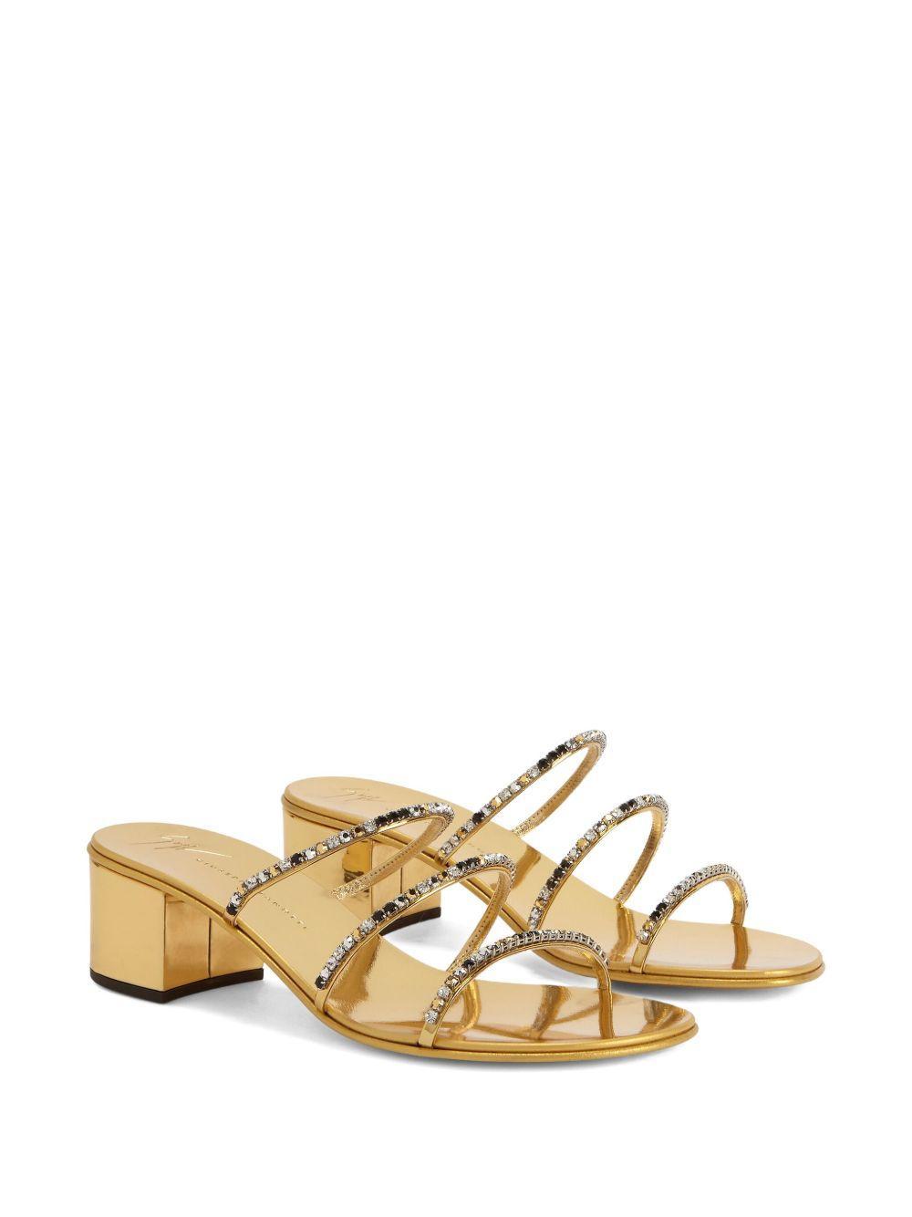 crystal-embellished heeled sandals Product Image