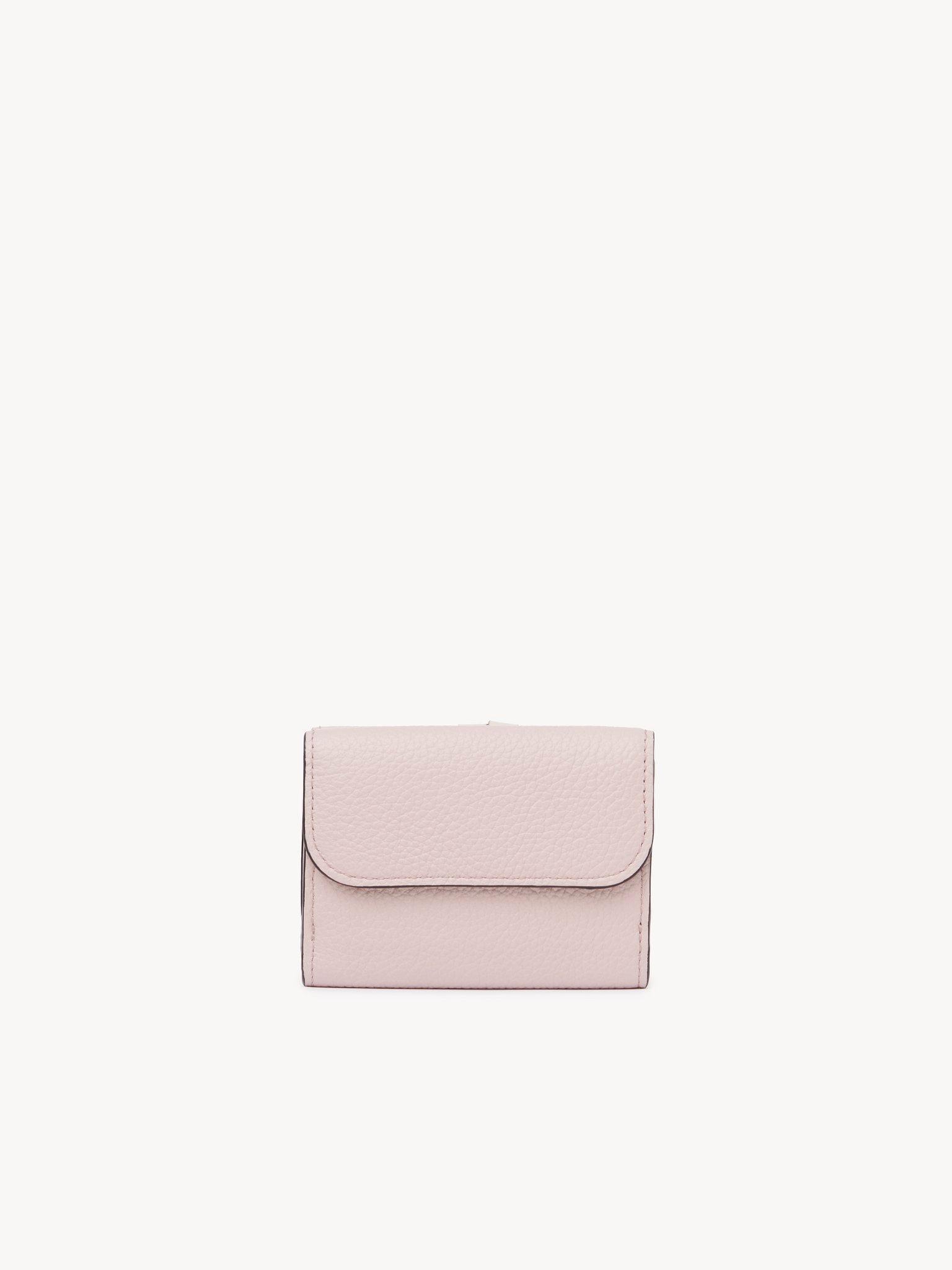 Mini Alphabet tri-fold in grained leather Product Image