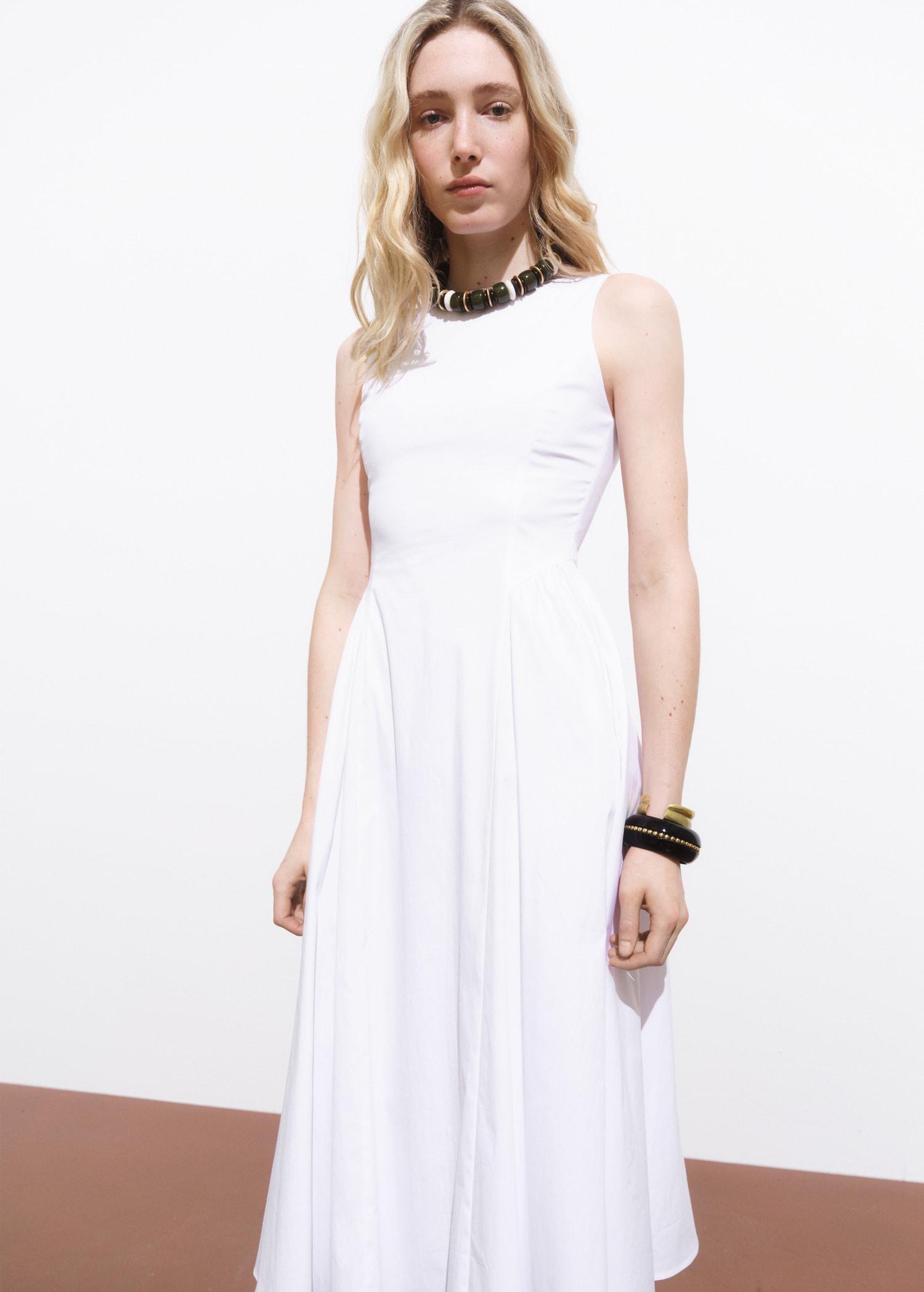 Flared midi-dress - Women | MANGO USA Product Image